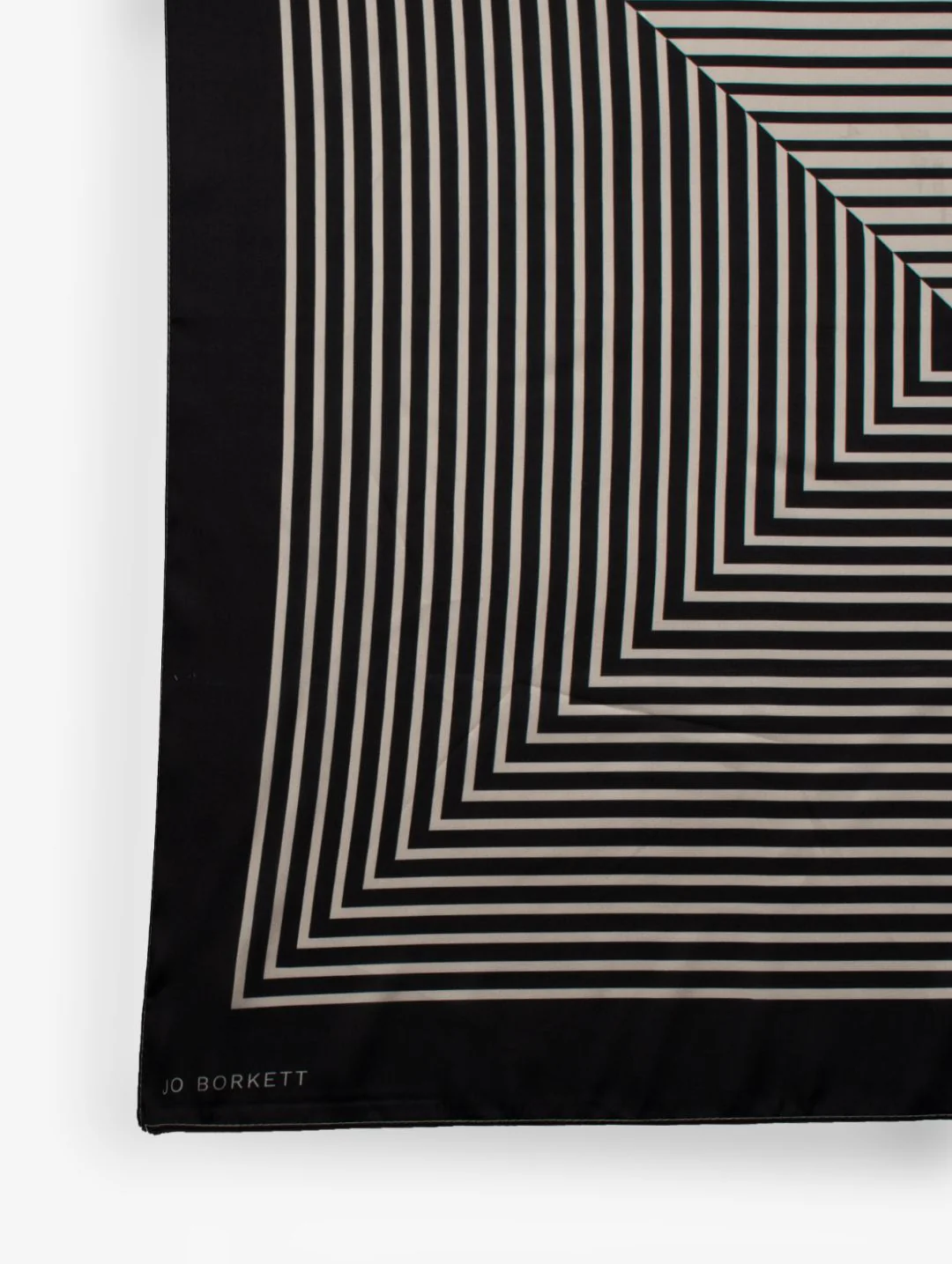 Silk Touch Triangle Lines Scarf - Camel - Image 3