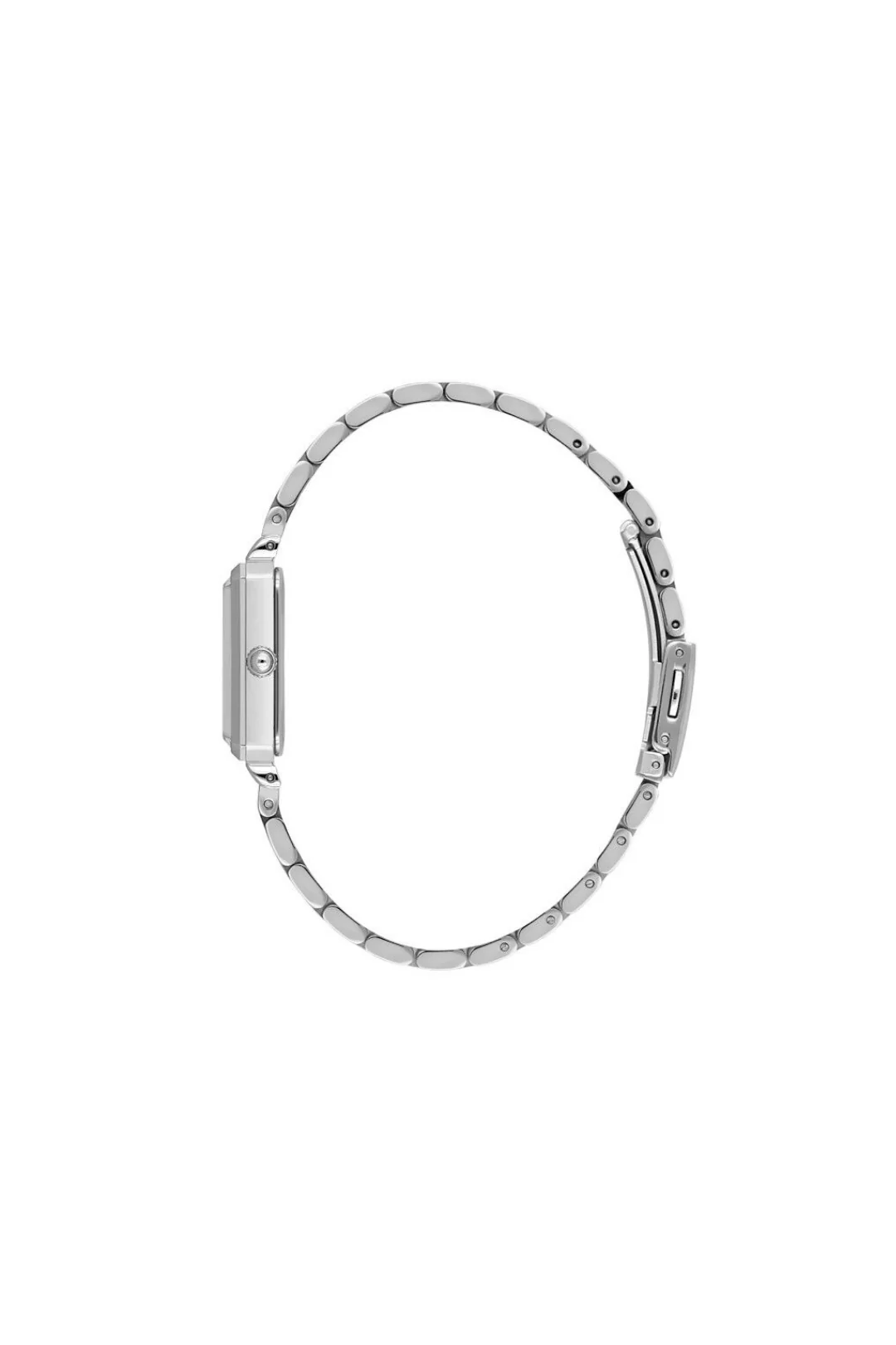 Silver Case & Dial Stainless Steel Bracelet Watch - Silver - Image 2