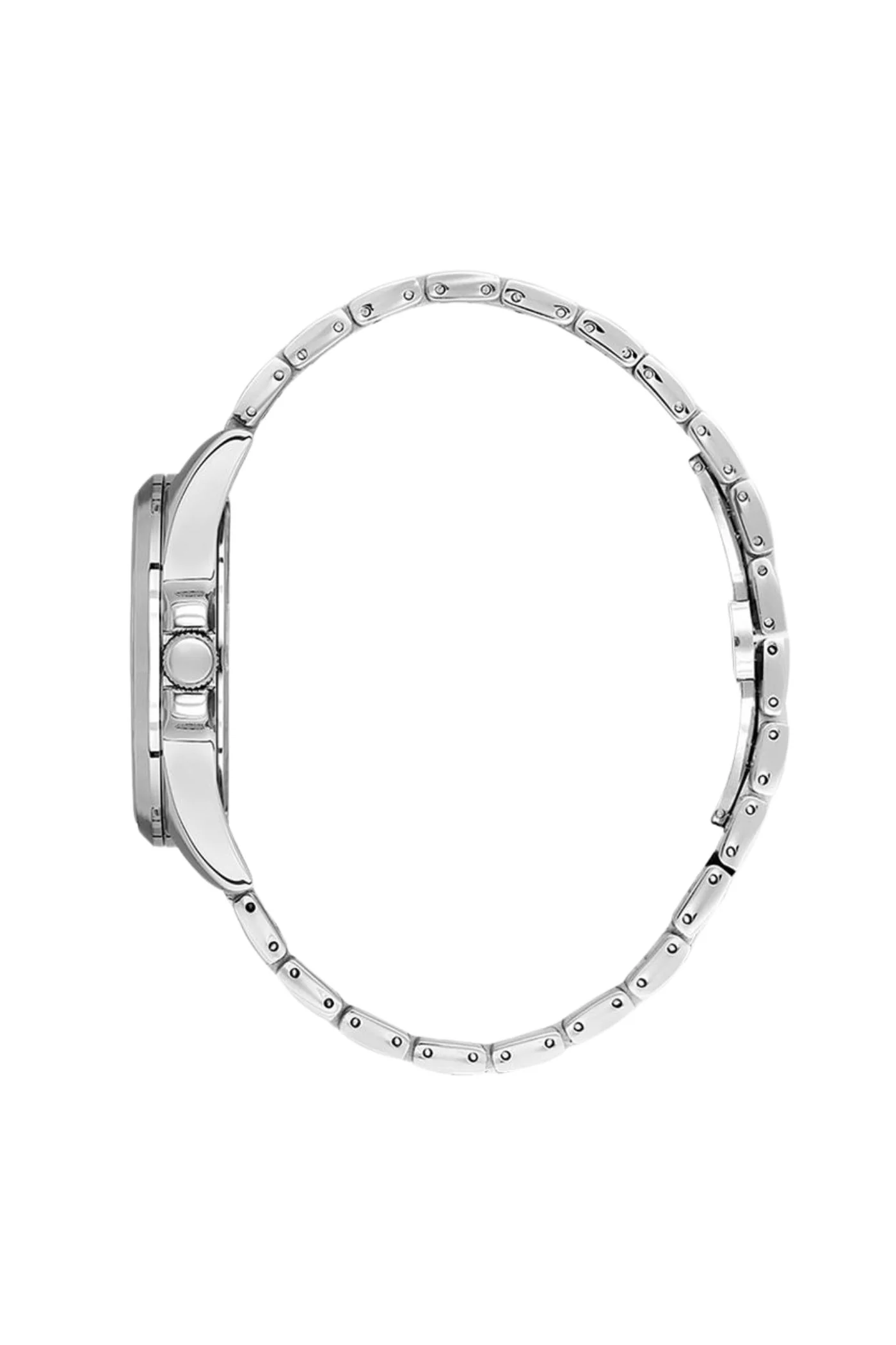 42mm Silver Case & Dial Stainless Steel Bracelet Watch - Image 2