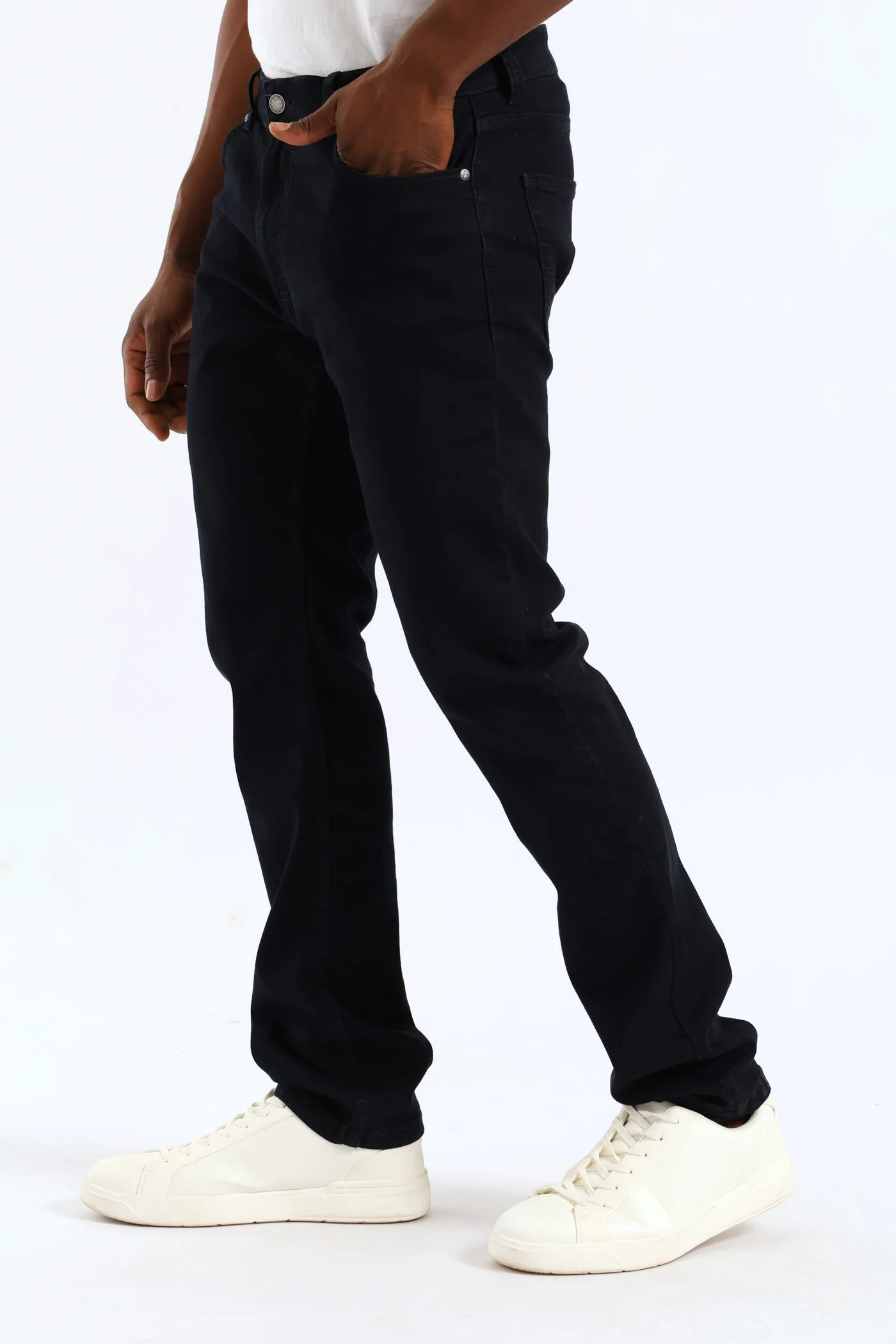 Simon Straight Leg Denim - Black - Image 3