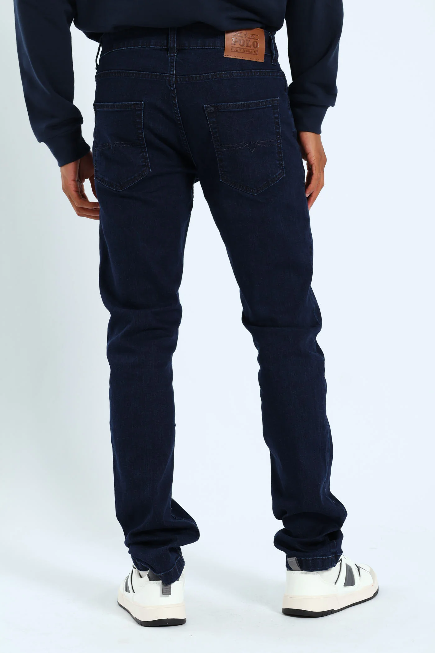 Simon Straight Leg Denim - Blue/Black - Image 3