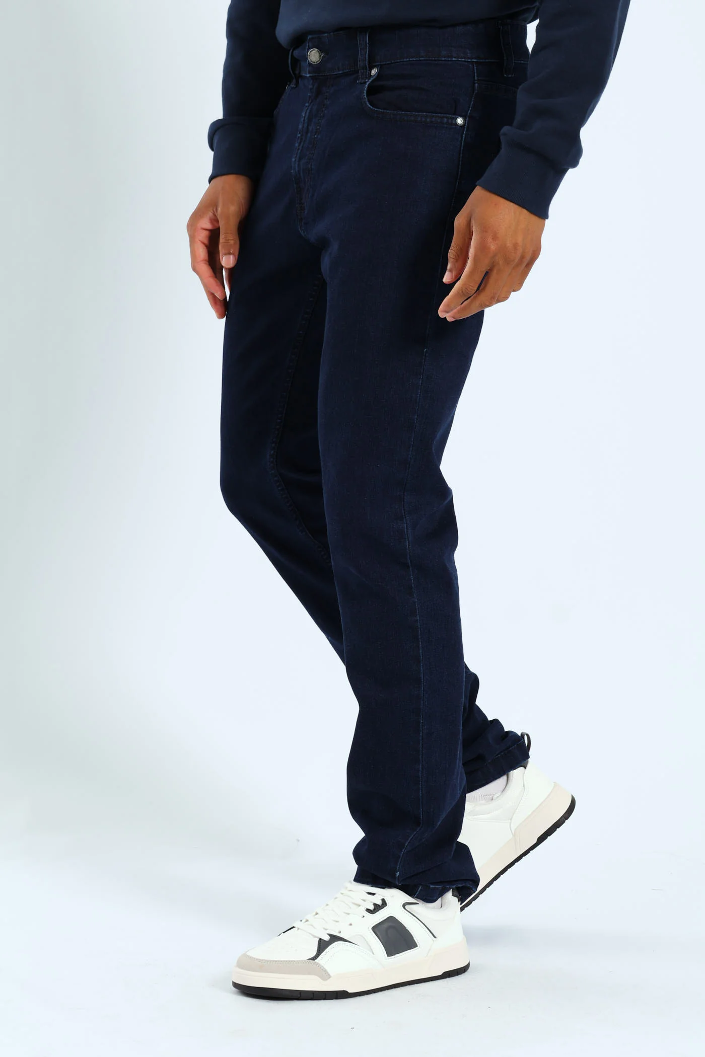 Simon Straight Leg Denim - Blue/Black - Image 5