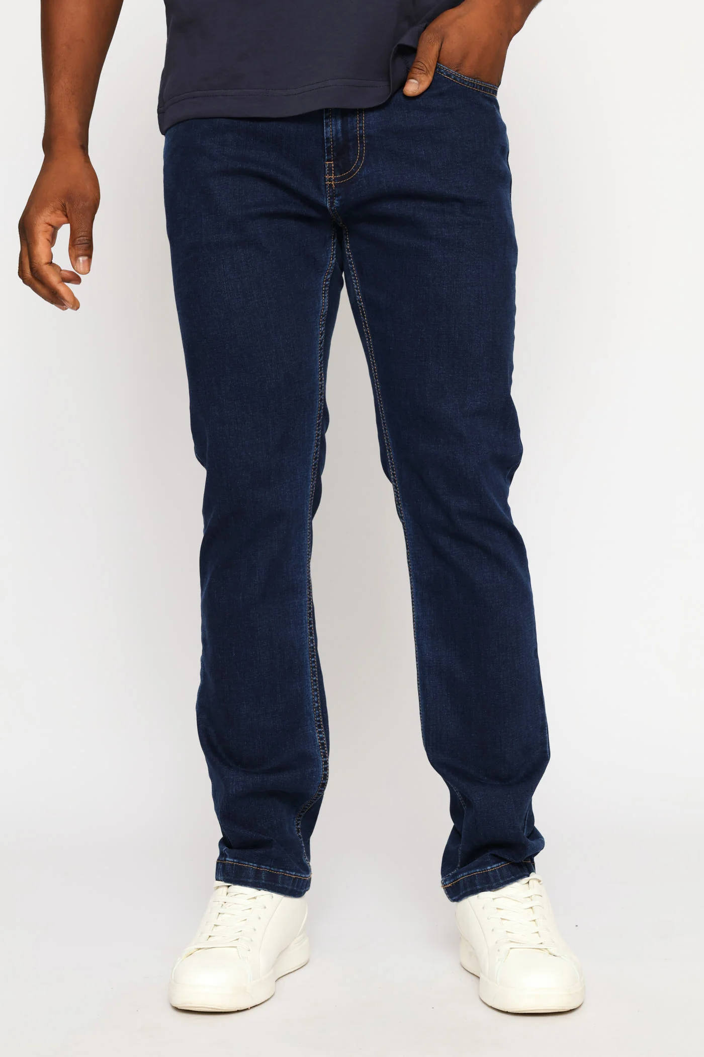 Simon Straight Leg Denim - Indigo - Image 3