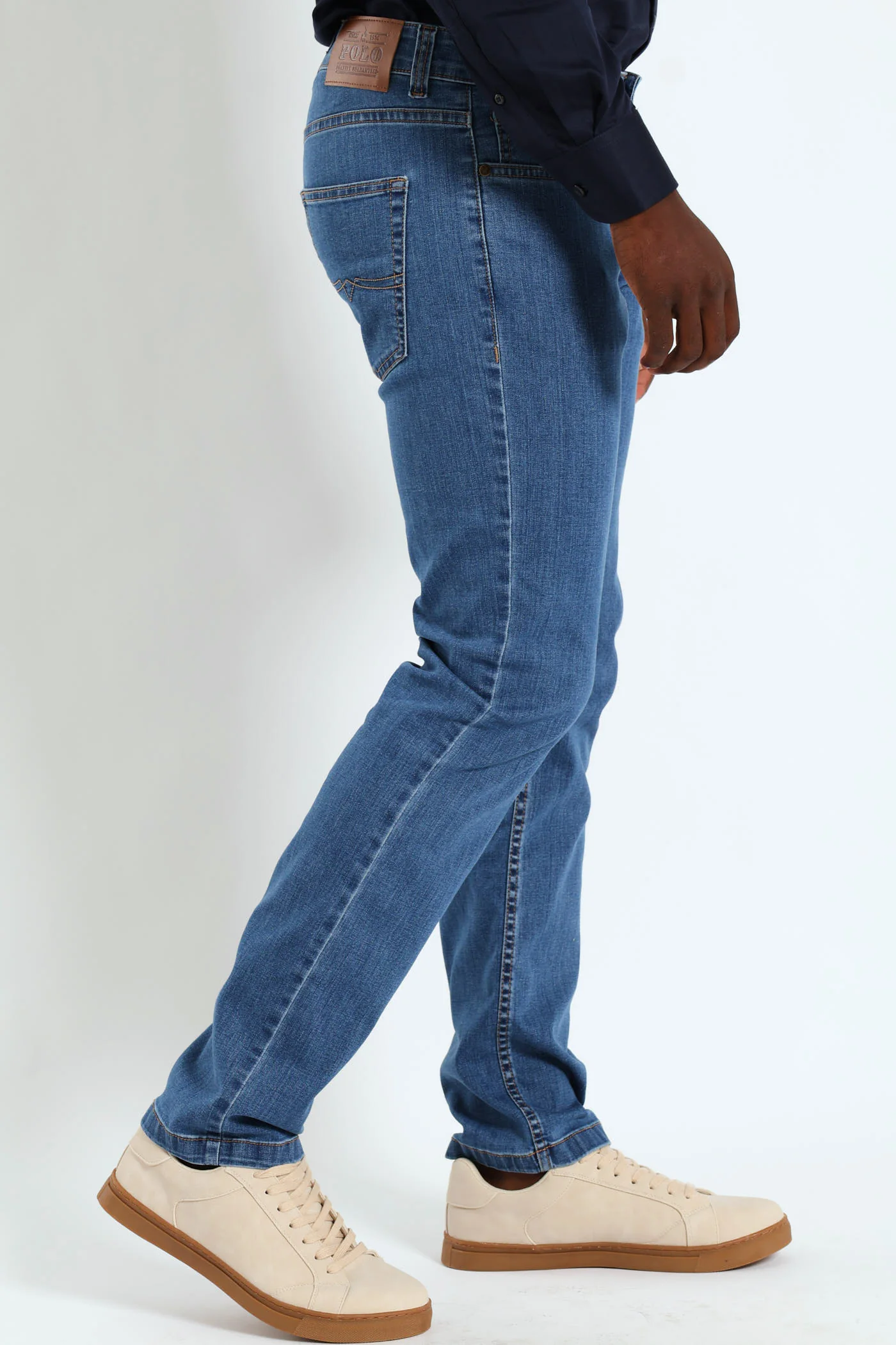 Simon Straight Leg Jean - Stonewash - Image 2