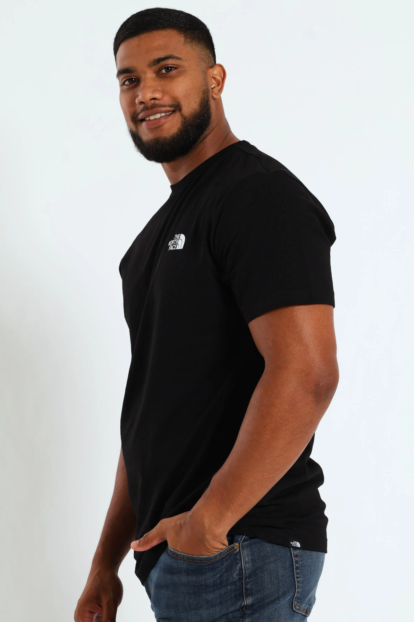 Simple Dome Tee - Black - Image 2