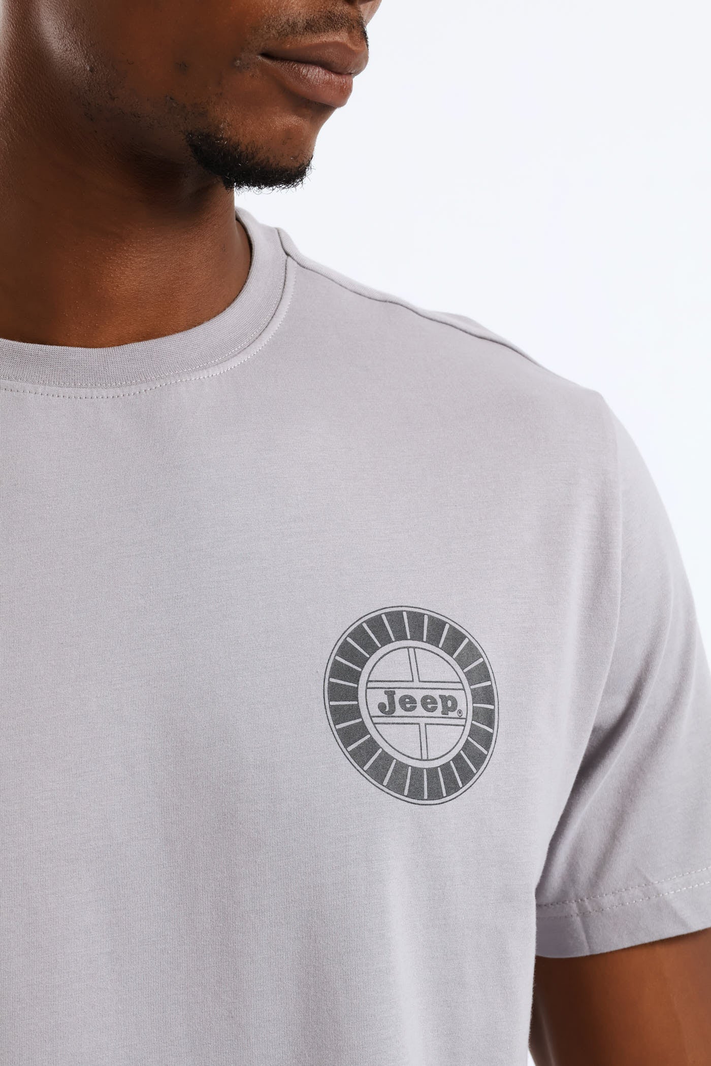 Simple Graphic Tee - Grey - Image 2