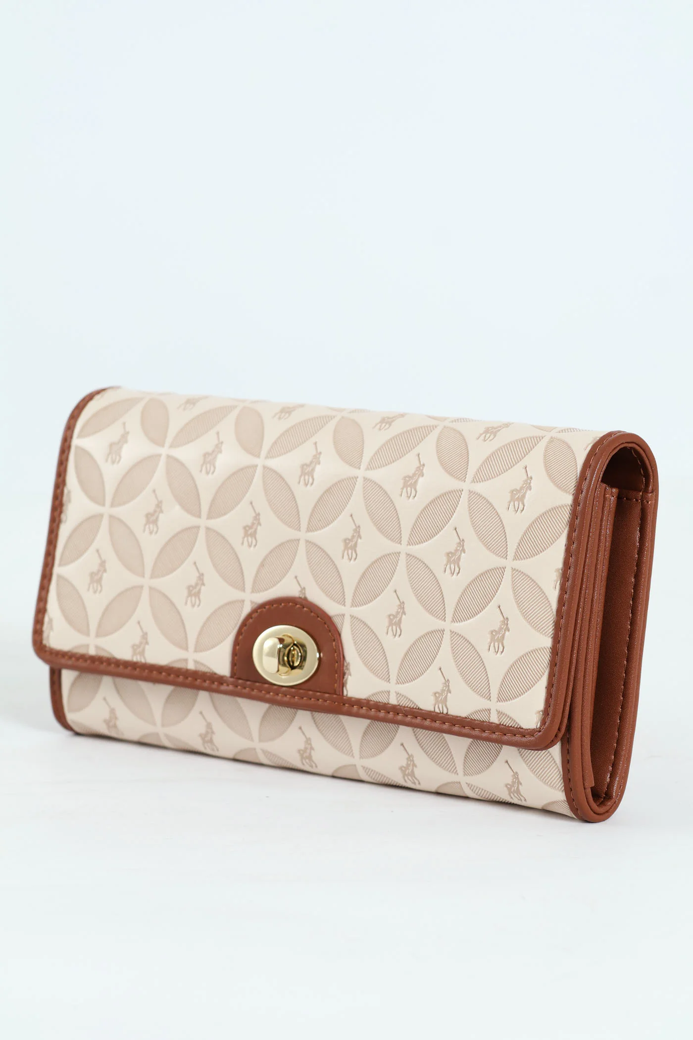 Sinclair Clutch Purse - Beige - Image 4