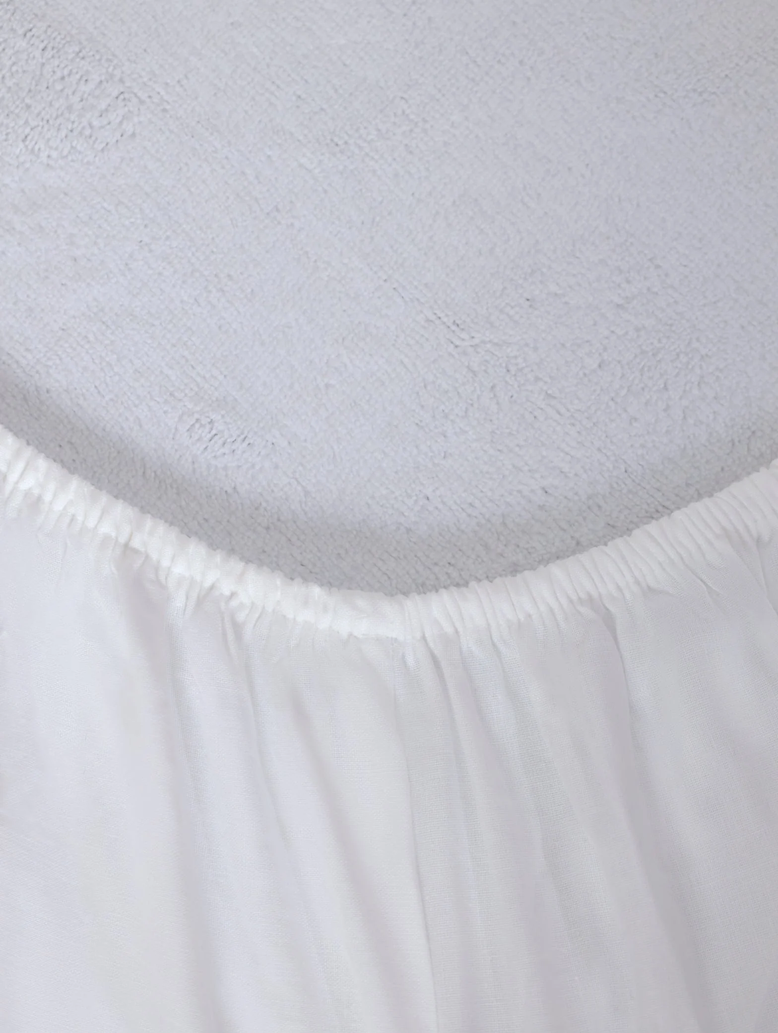 Single & 3/4 90gsm Microfibre Fitted Sheet - White - Image 3