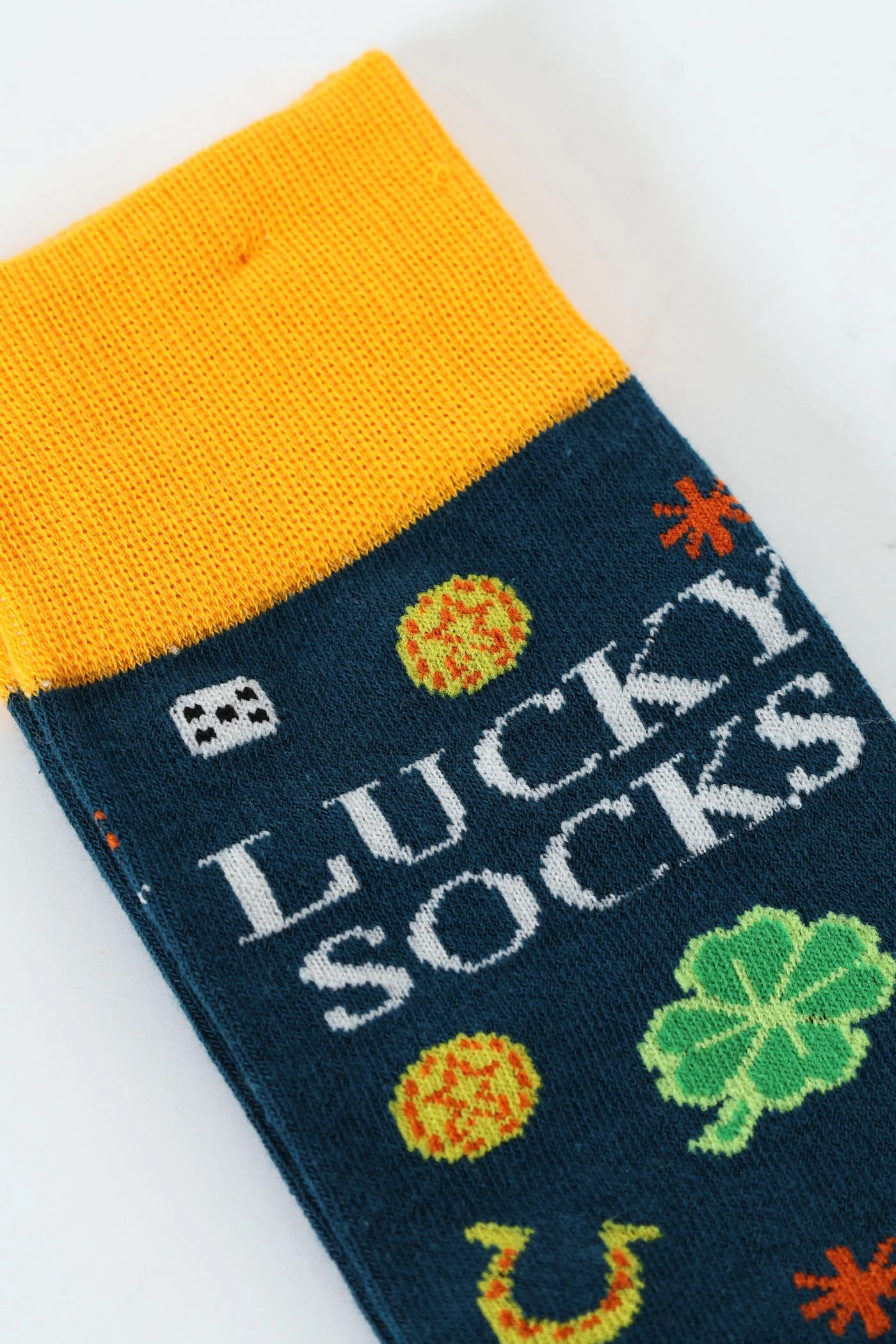 Single Anklet Lucky Socks - Green - Image 2