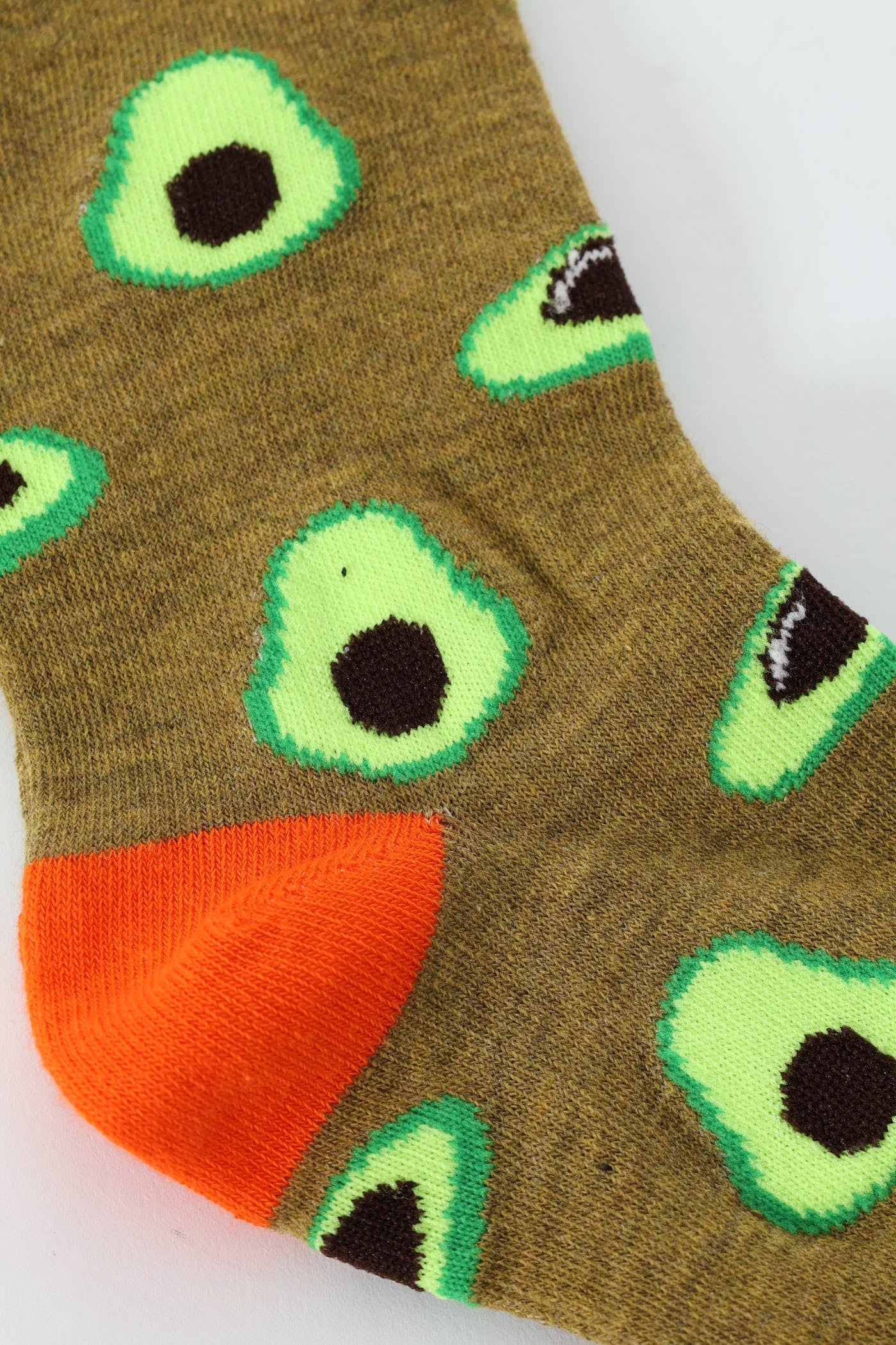 Single Anklet Socks - Olive - Image 2