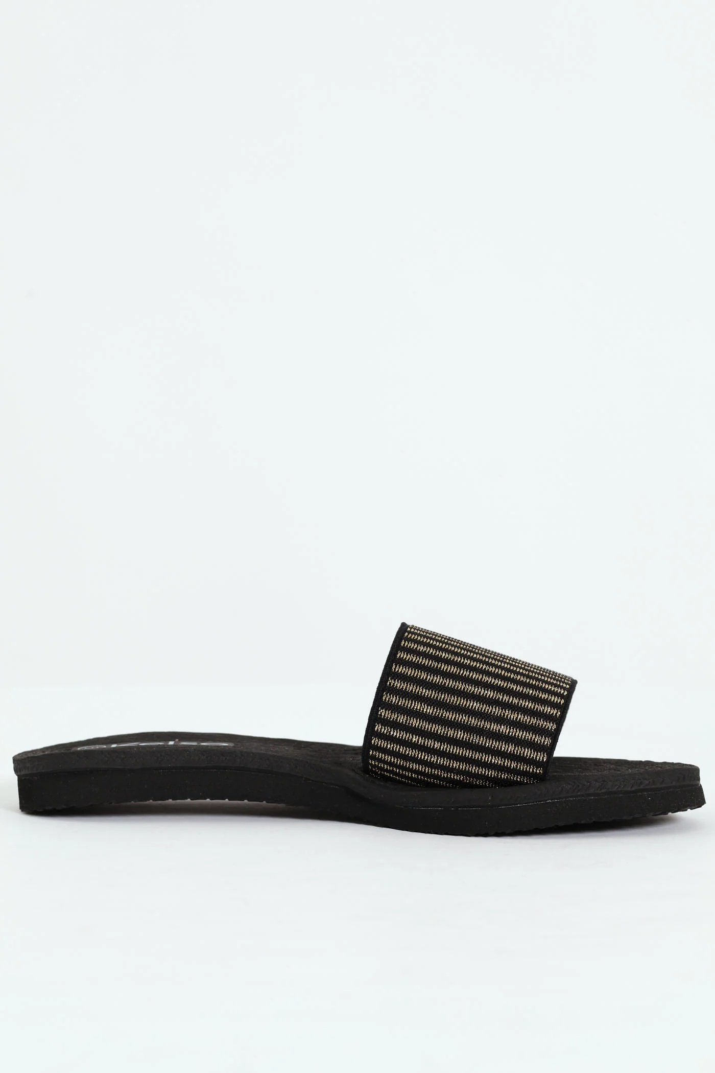 Single Band Mule Sandal - Black - Image 2