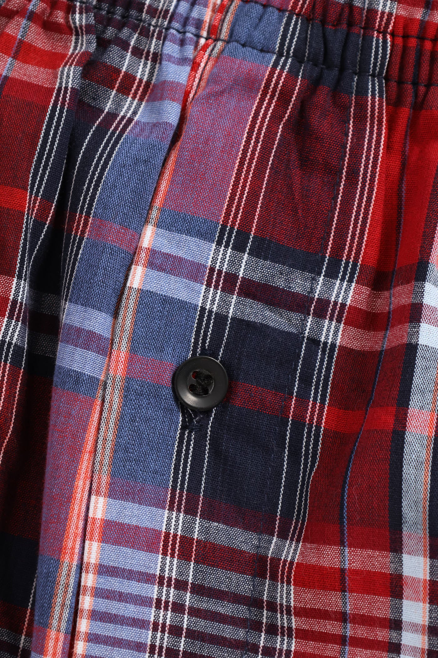 Single Big Check Boxer - Red/Mid Blue - Image 3