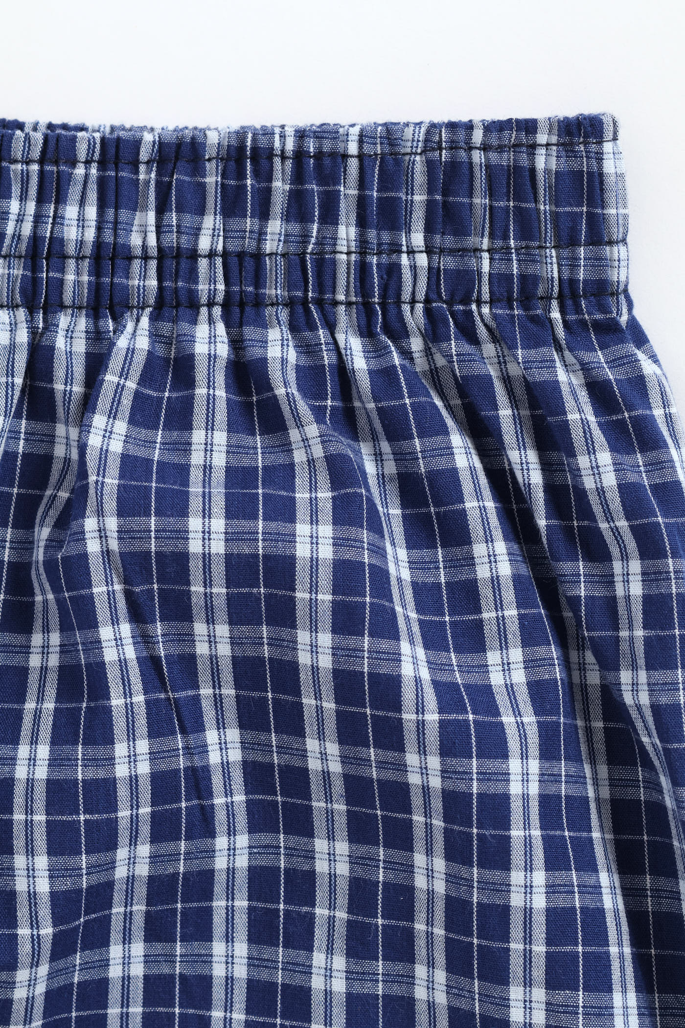 Single Check Boxer - Blue - Image 2