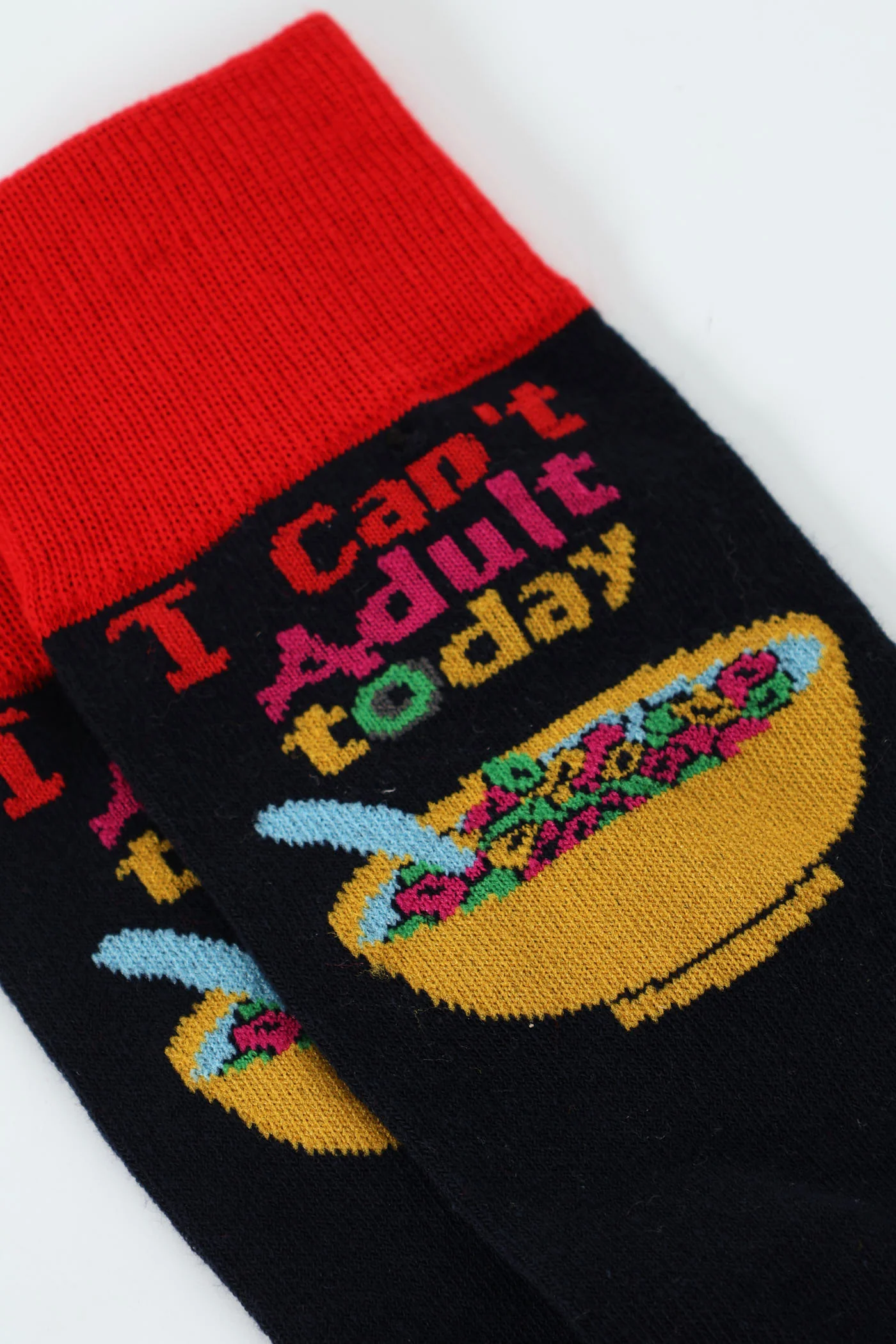 Single "Can't Adult" Anklet Socks - Navy - Image 2