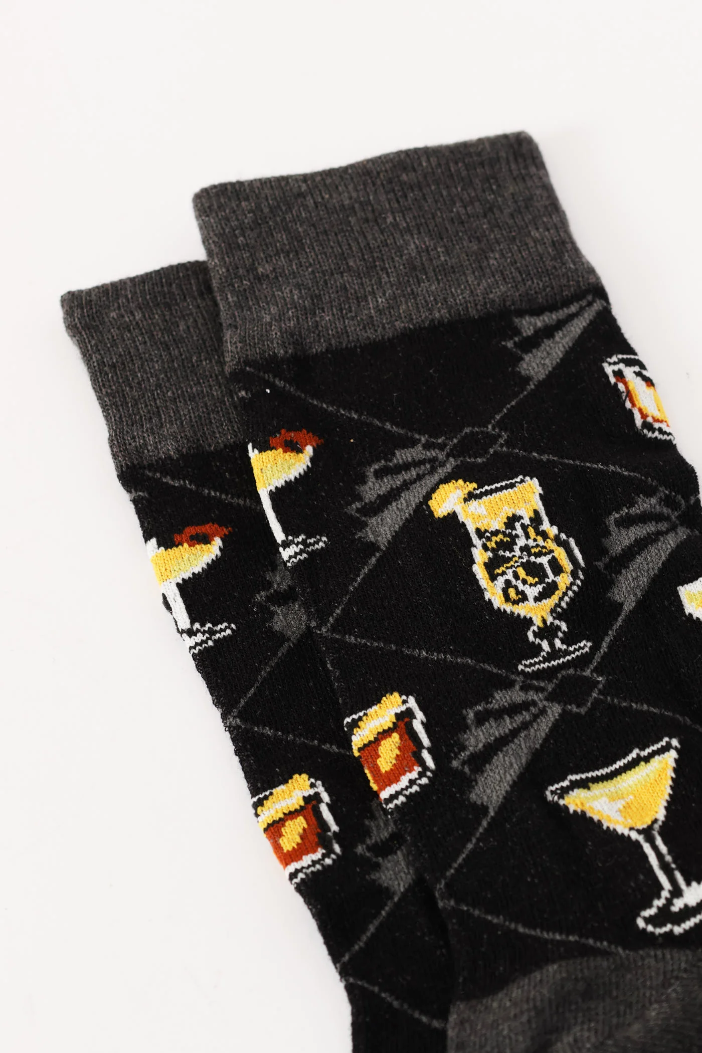 Single Coctails Anklet Socks - Black - Image 2