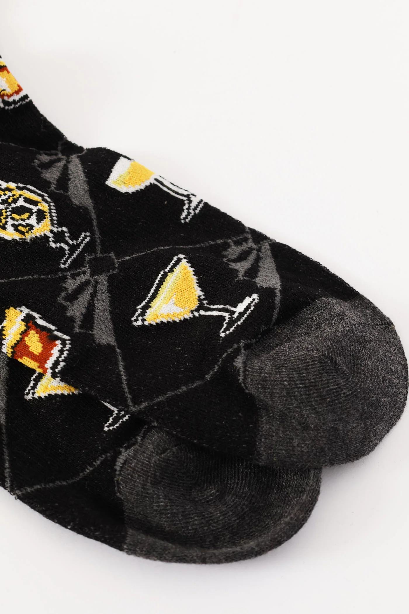 Single Coctails Anklet Socks - Black - Image 3