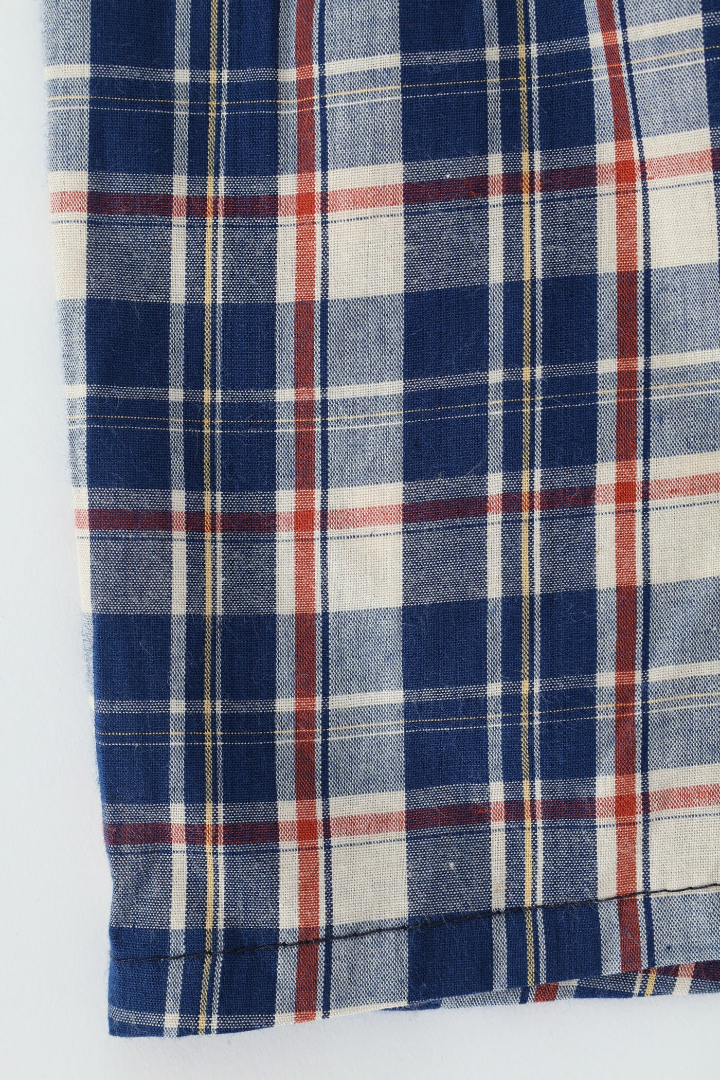 Single Fashion Check Woven Boxer - Red - Image 3