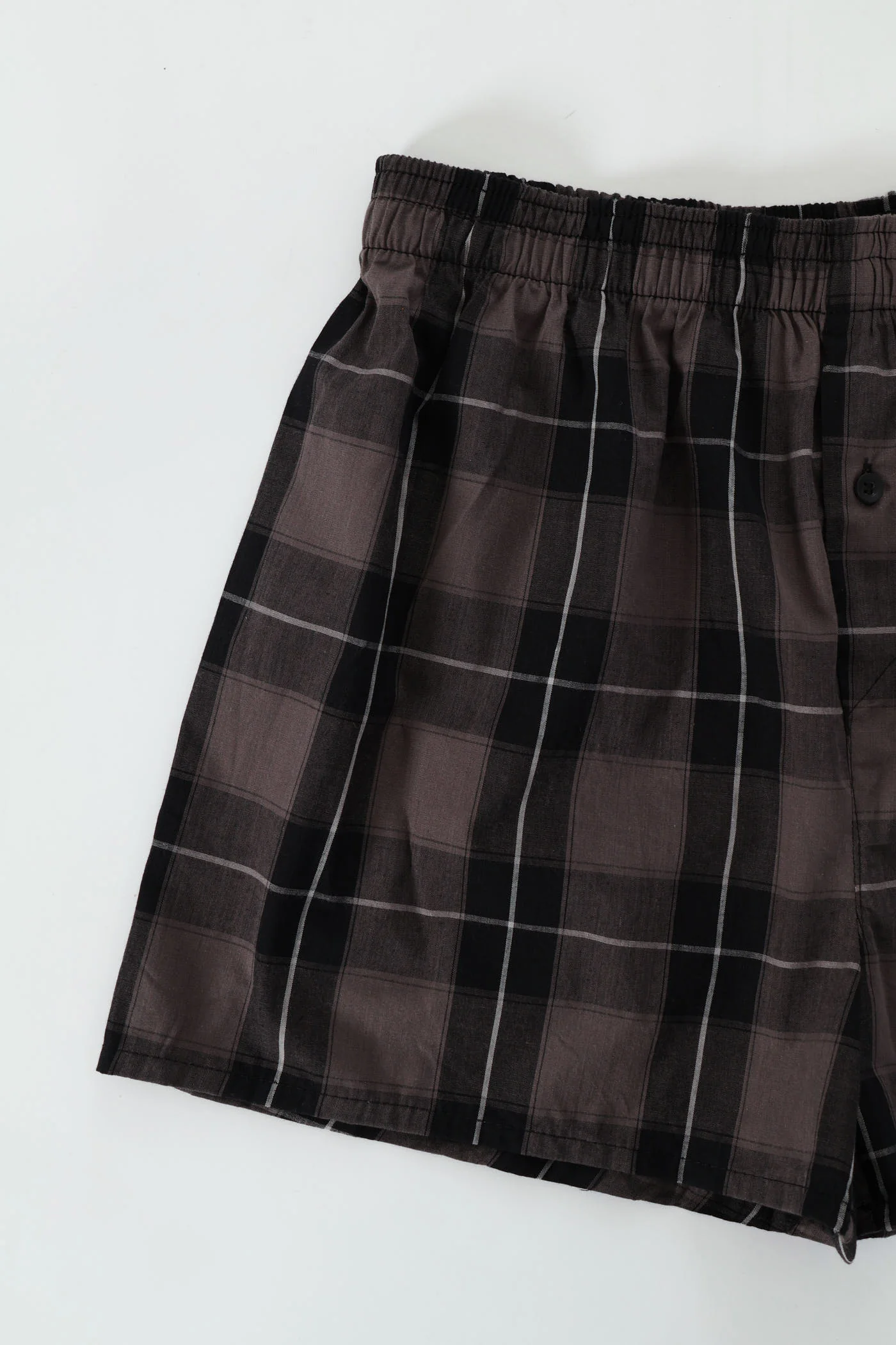 Single Fashion Woven Boxer - Black - Image 4