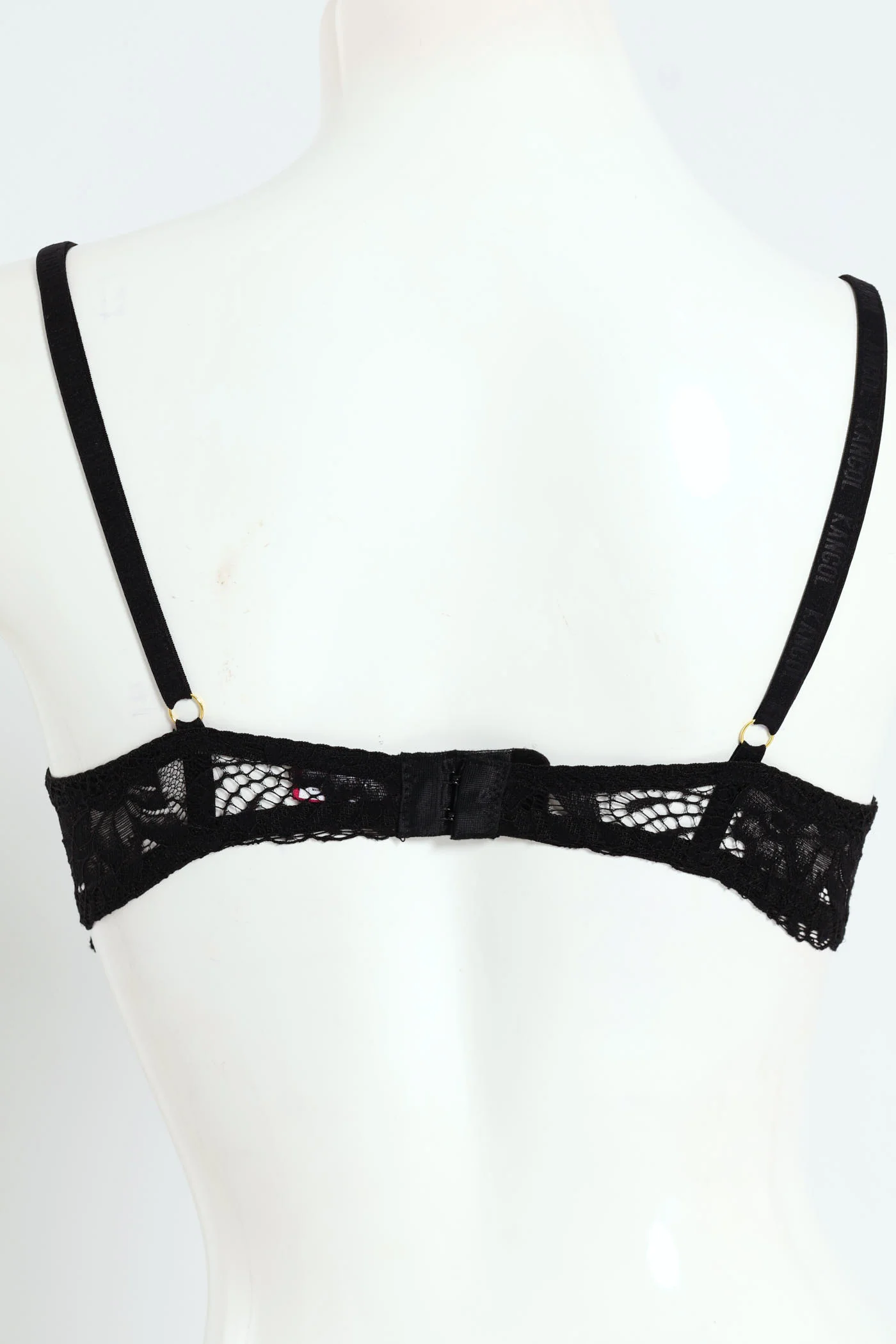 Single Galloon Lace T-Shirt Bra - Black - Image 3