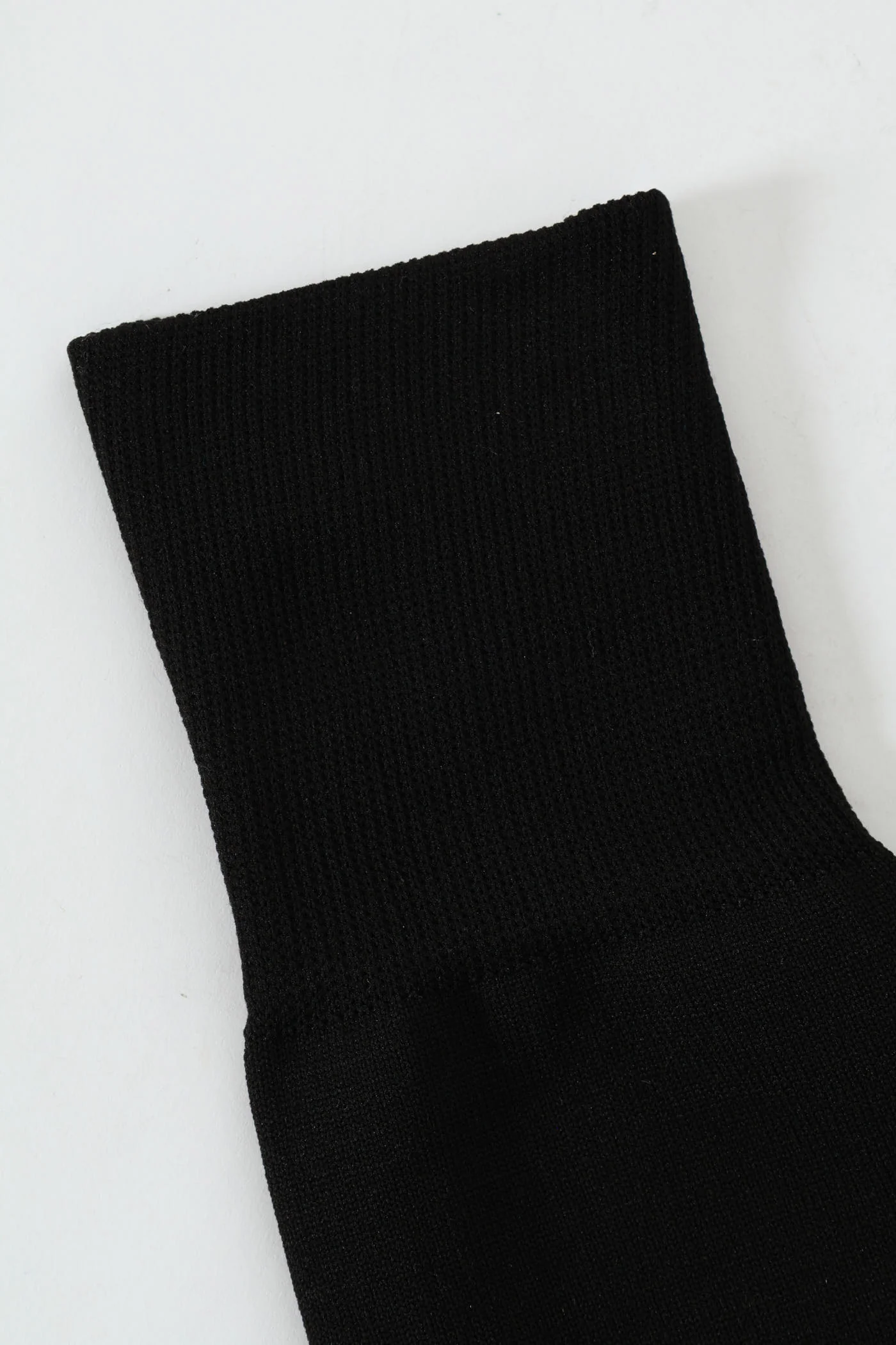 Single Long Length Soccer Socks - Black - Image 3