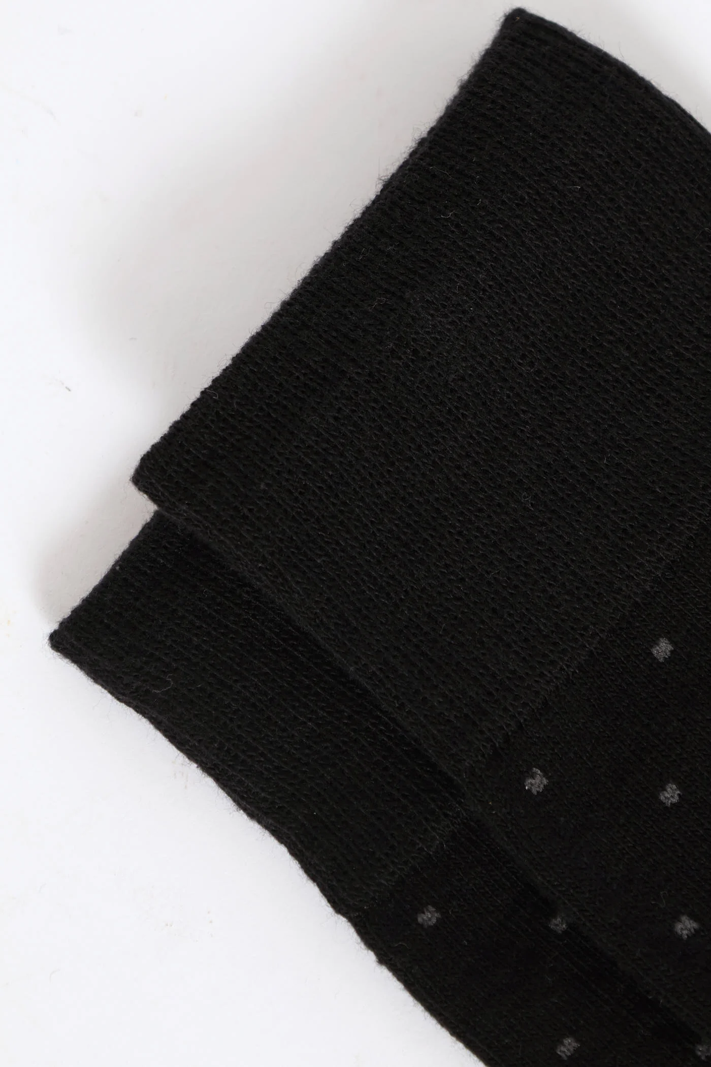 Single Mini Dots Anklet Sock - Black - Image 2