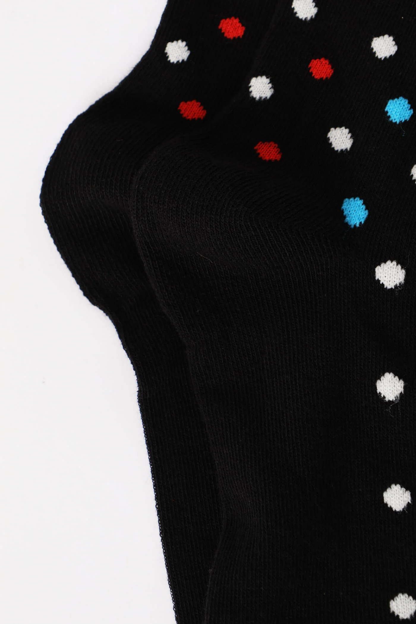 Single Multi Dots Anklet Sock - Navy - Image 3