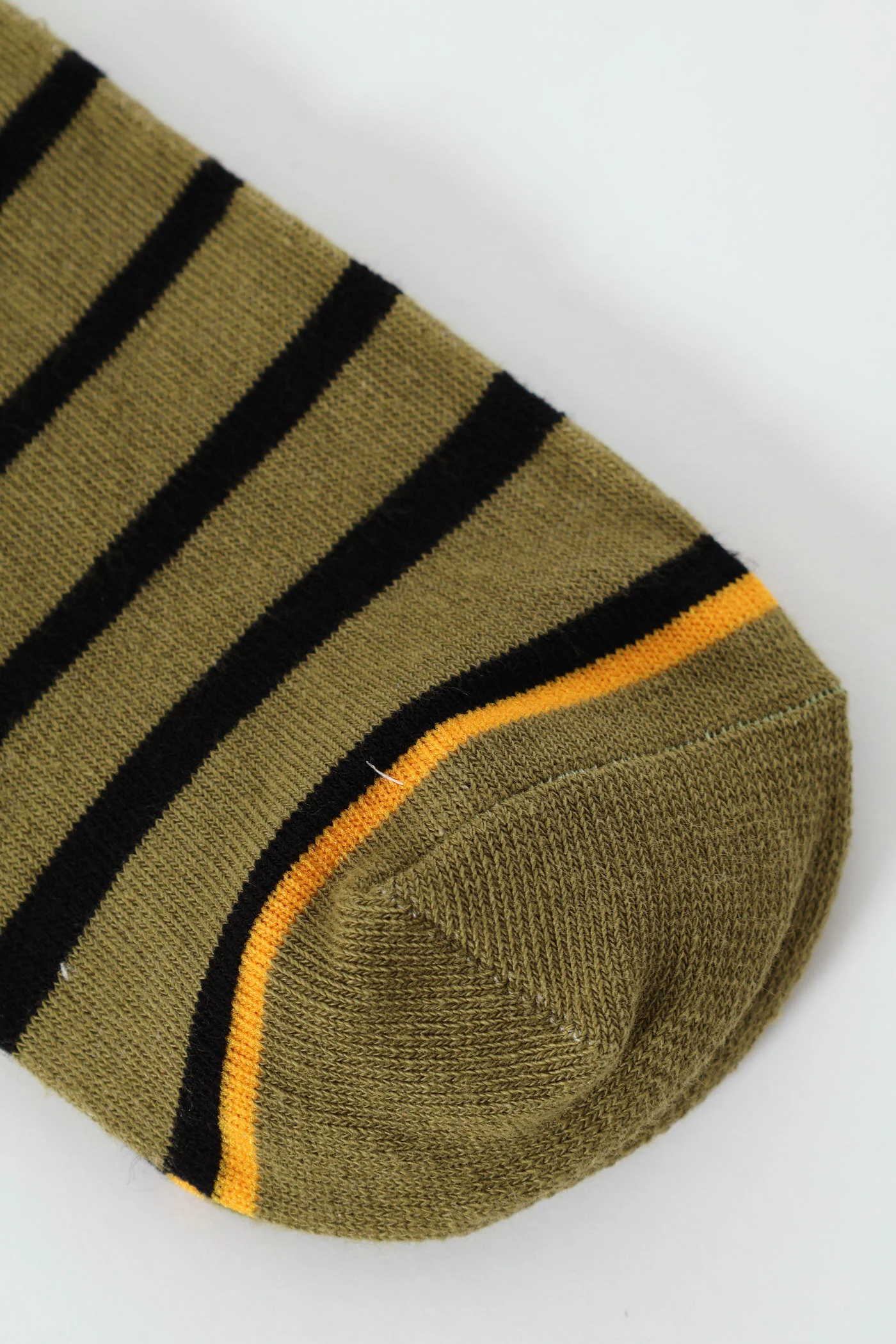 Single Print Stripe Anklet Socks - Fatigue - Image 2