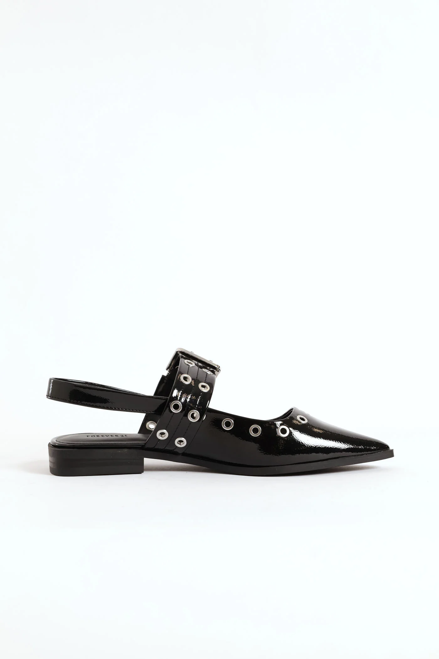 Single Sole Flat Mule - Black - Image 4