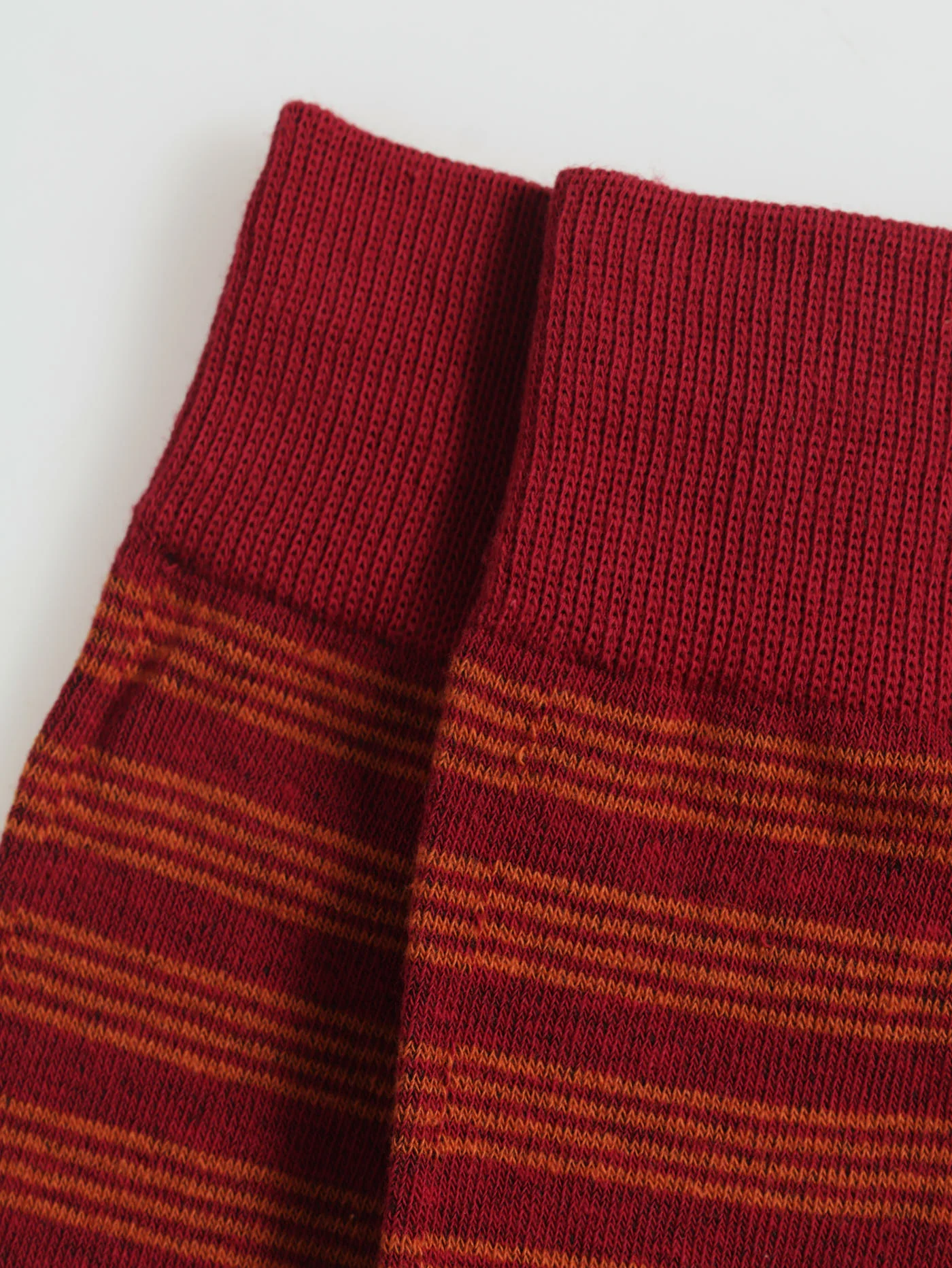Single Stripe Anklet Socks - Burgundy - Image 3