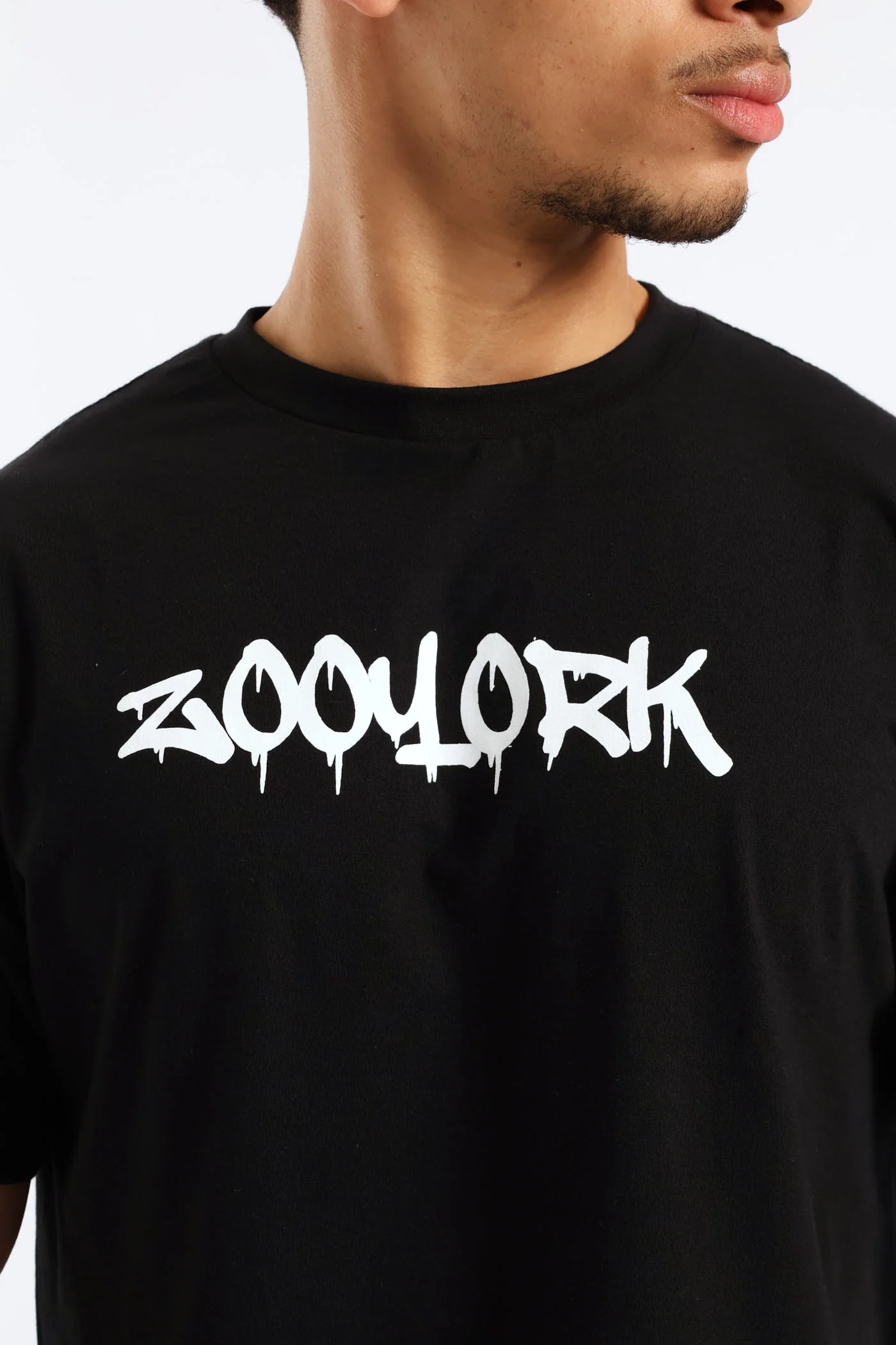 Skate Board Back Print Tee - Black - Image 4