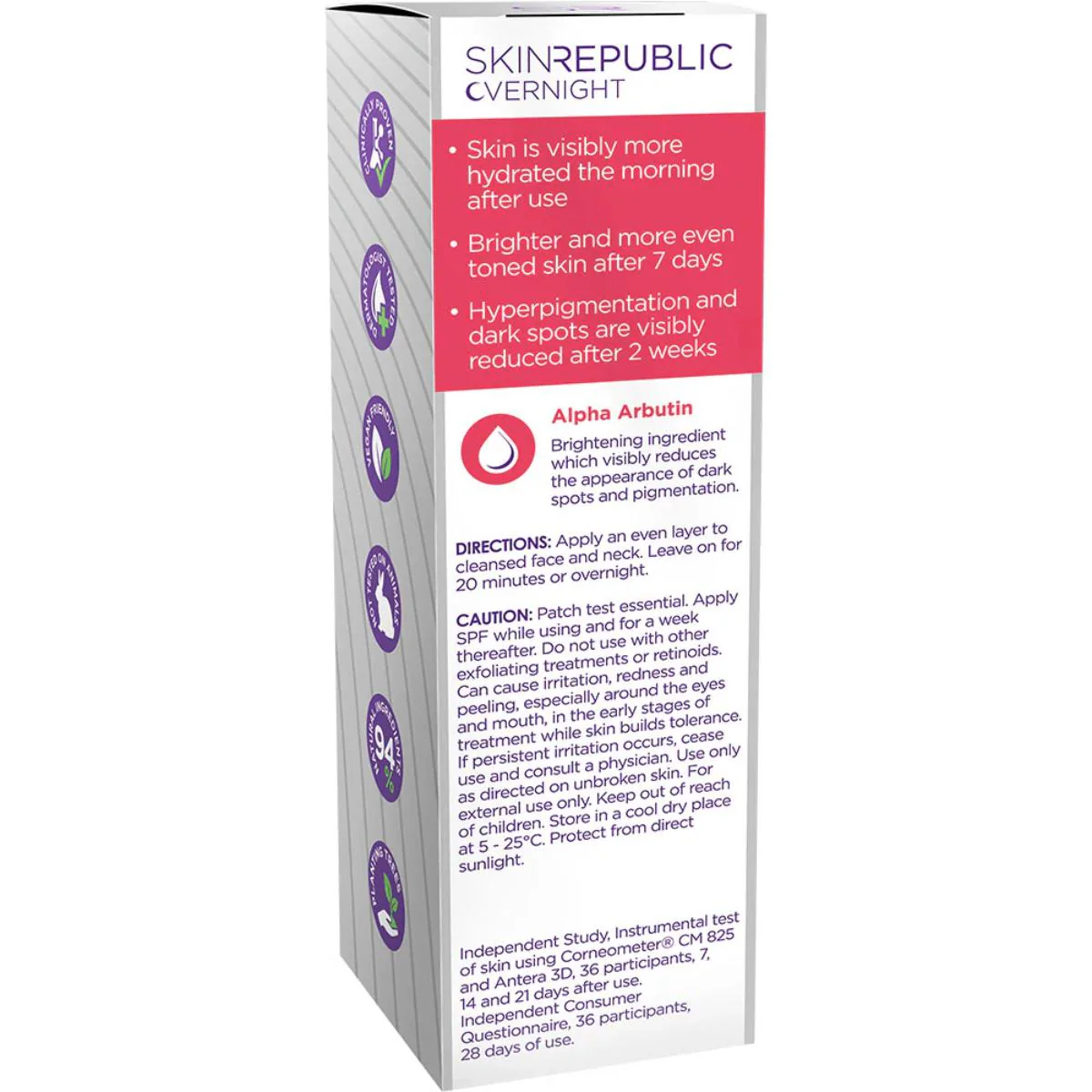 Skin Republic Alpha Arbutin 2% + Squalane 10% Overnight Mask - Image 2