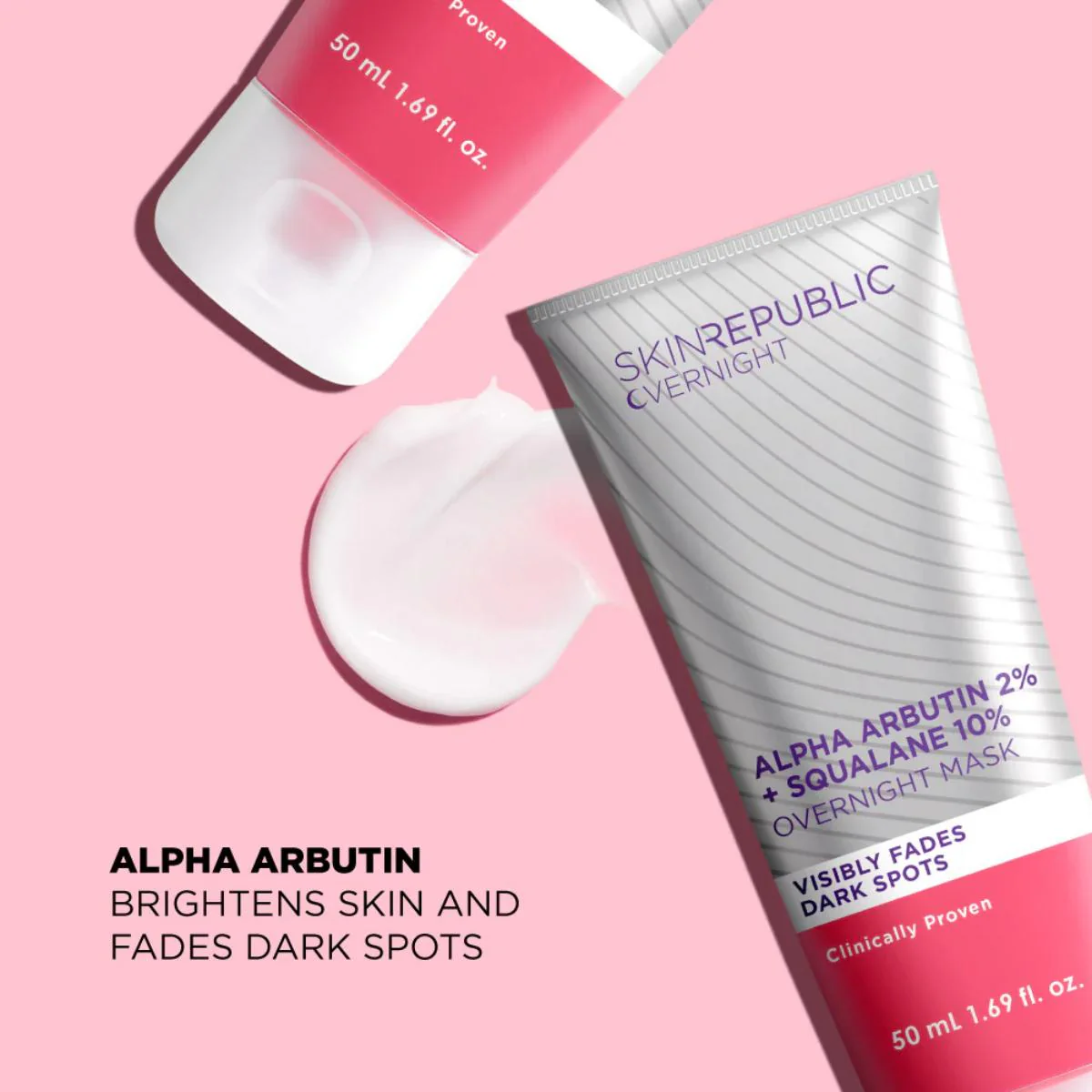 Skin Republic Alpha Arbutin 2% + Squalane 10% Overnight Mask - Image 4