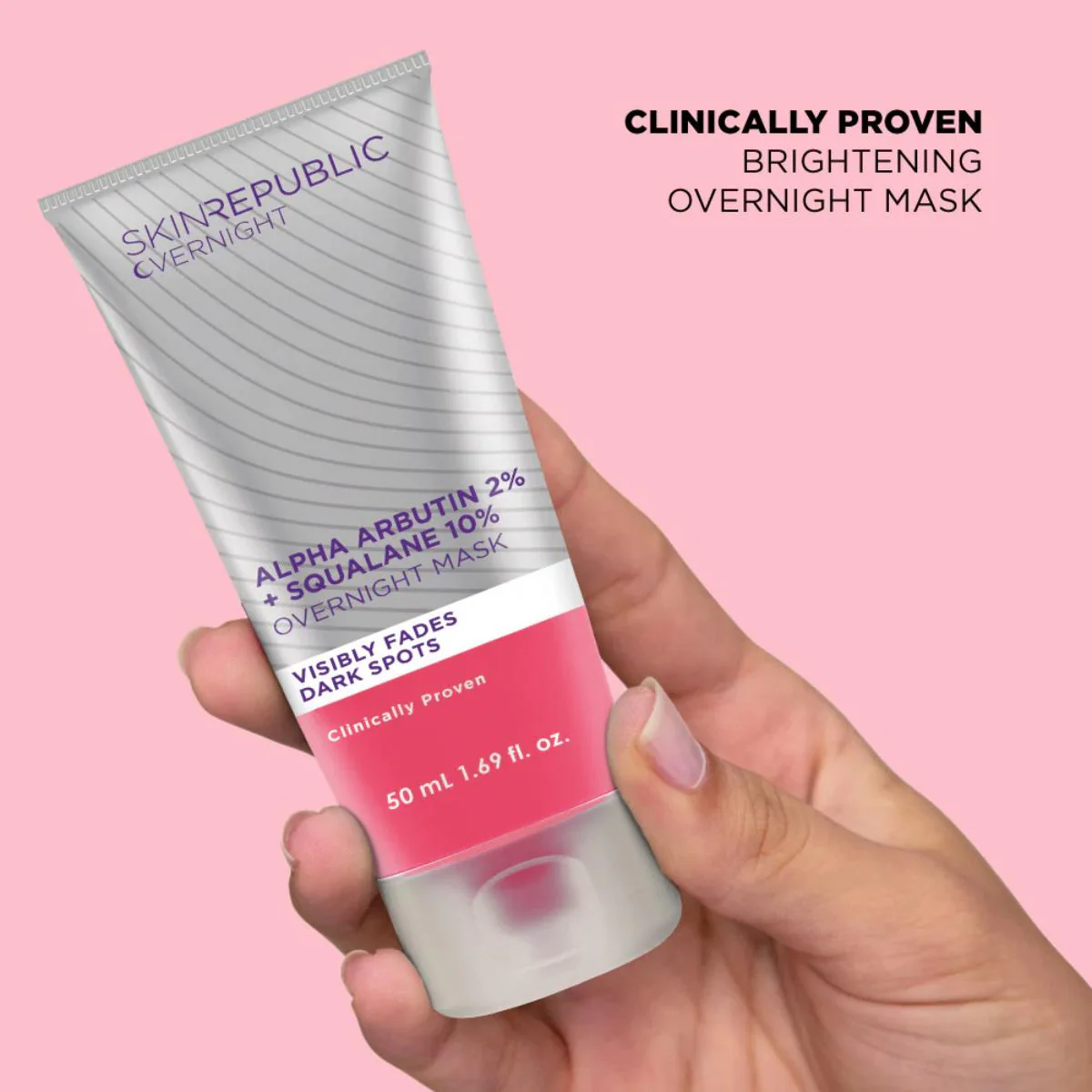 Skin Republic Alpha Arbutin 2% + Squalane 10% Overnight Mask - Image 6