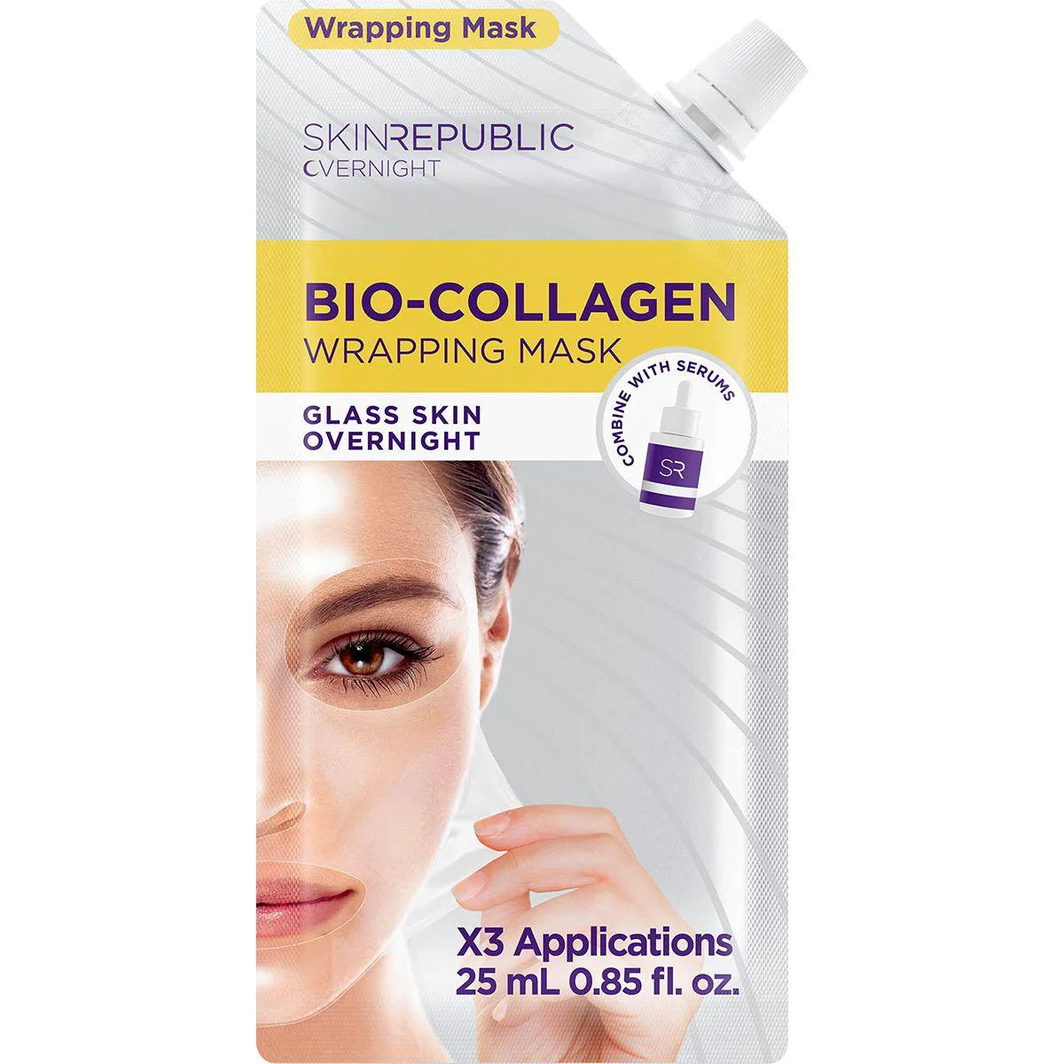 Skin Republic Bio-Collagen Overnight Wrapping Mask - Image 5