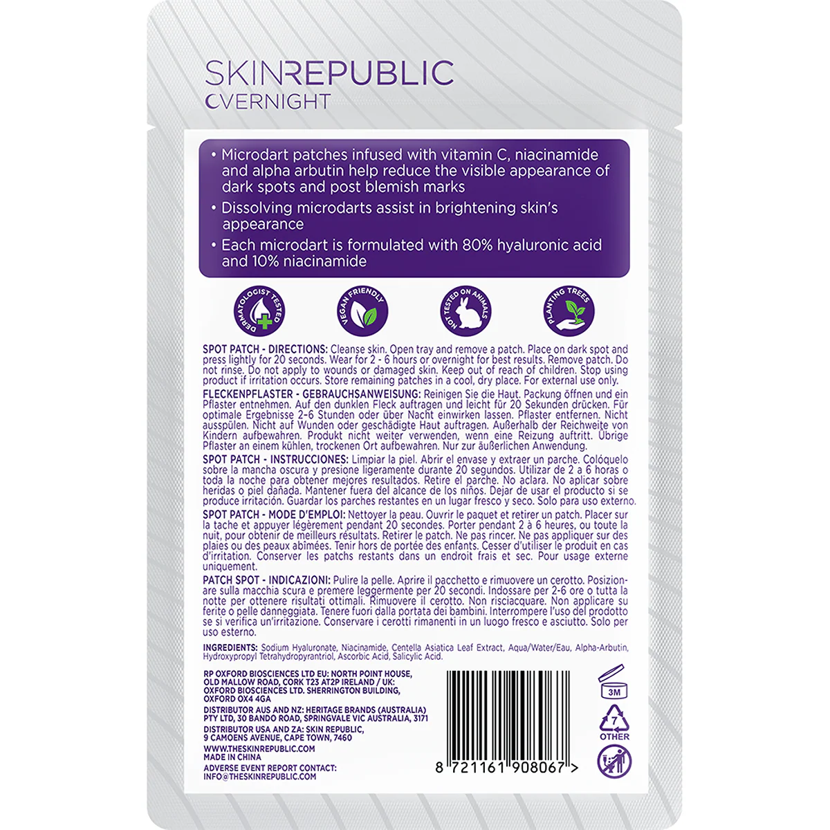 Skin Republic Dark Spot Microdart Patch + Vitamin C - Image 2