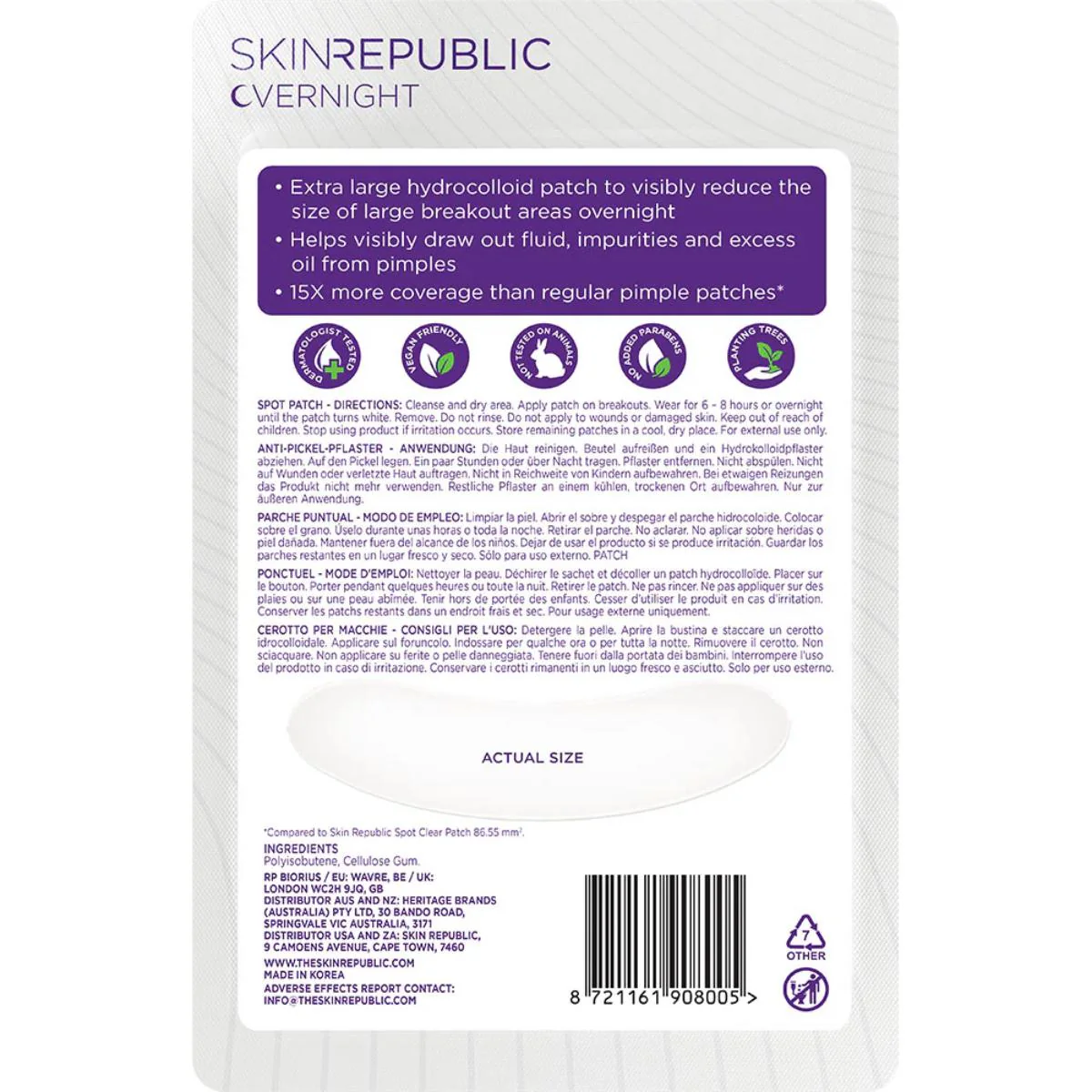 Skin Republic XL Spot Clear Patch (10 Patches) - Image 2