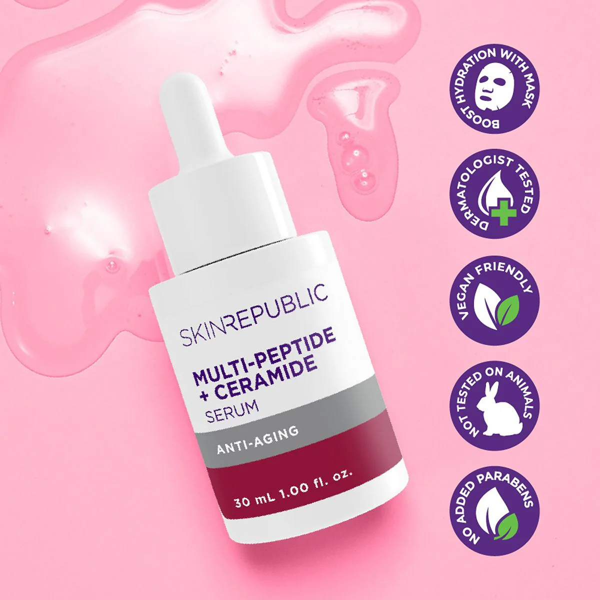 Skin Republic Multi-Peptide + Ceramide Serum - Image 9