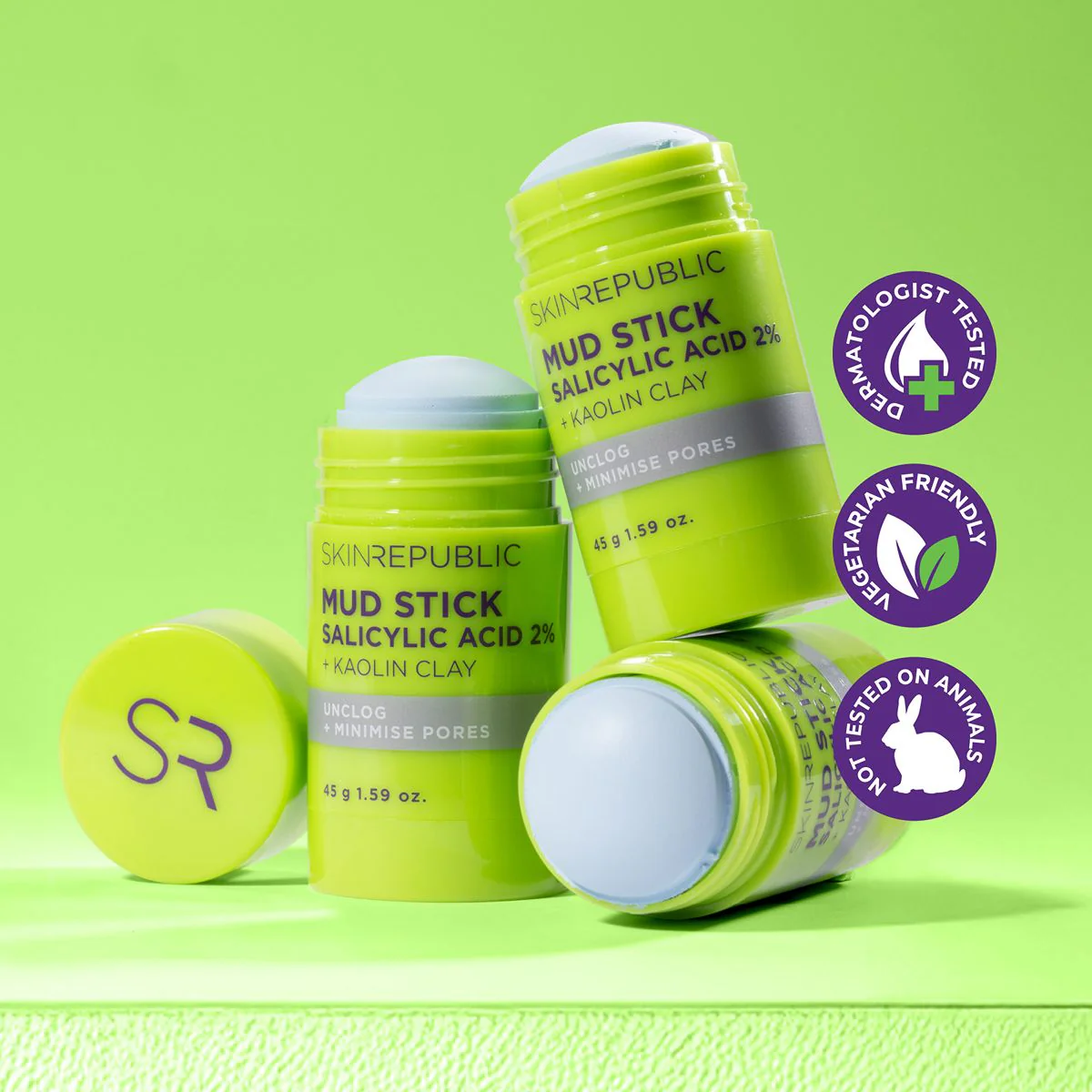 Skin Republic Mud Stick Salicylic Acid 2% + Kaolin Clay - Image 8