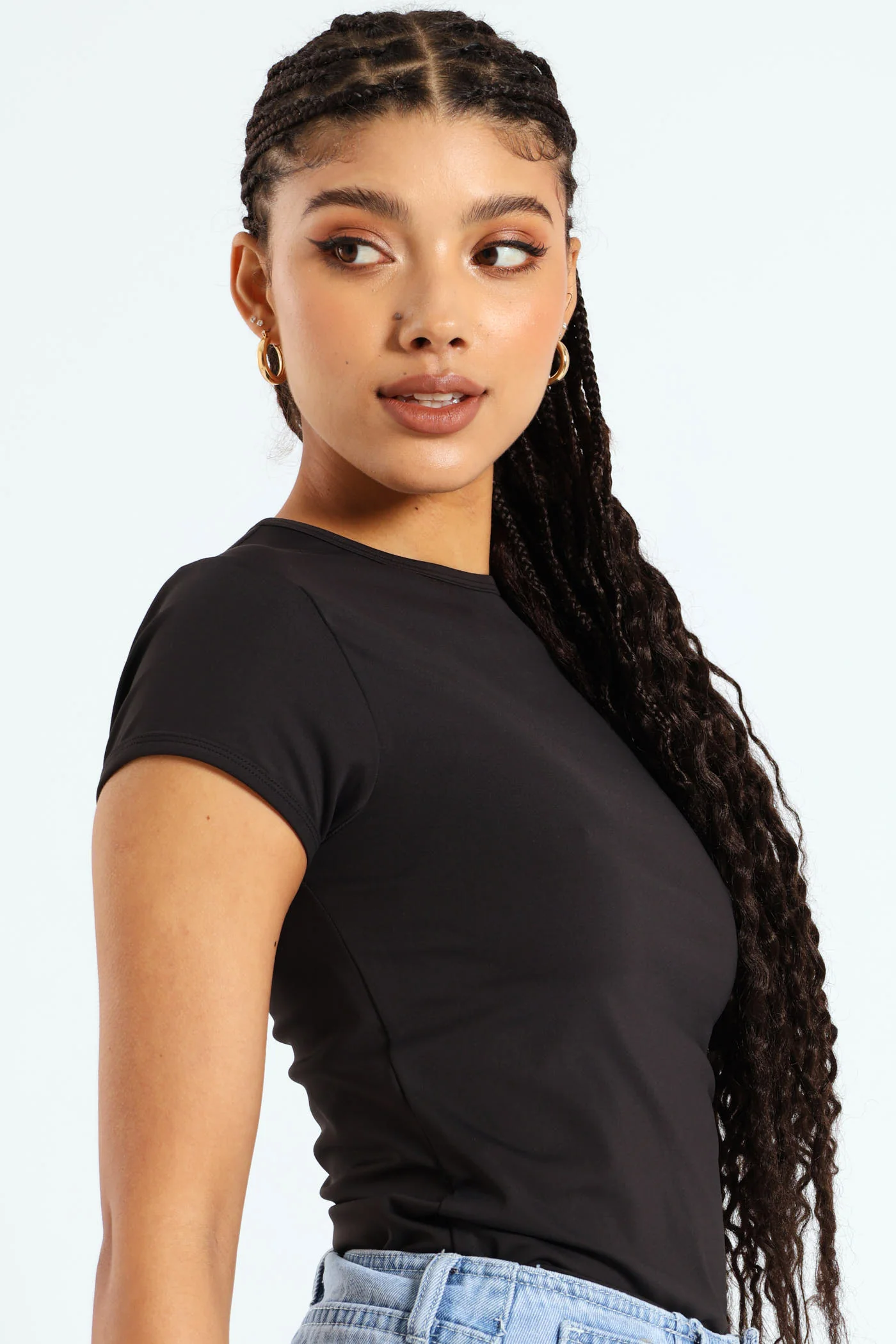 Skin Tight Tee - Black - Image 2