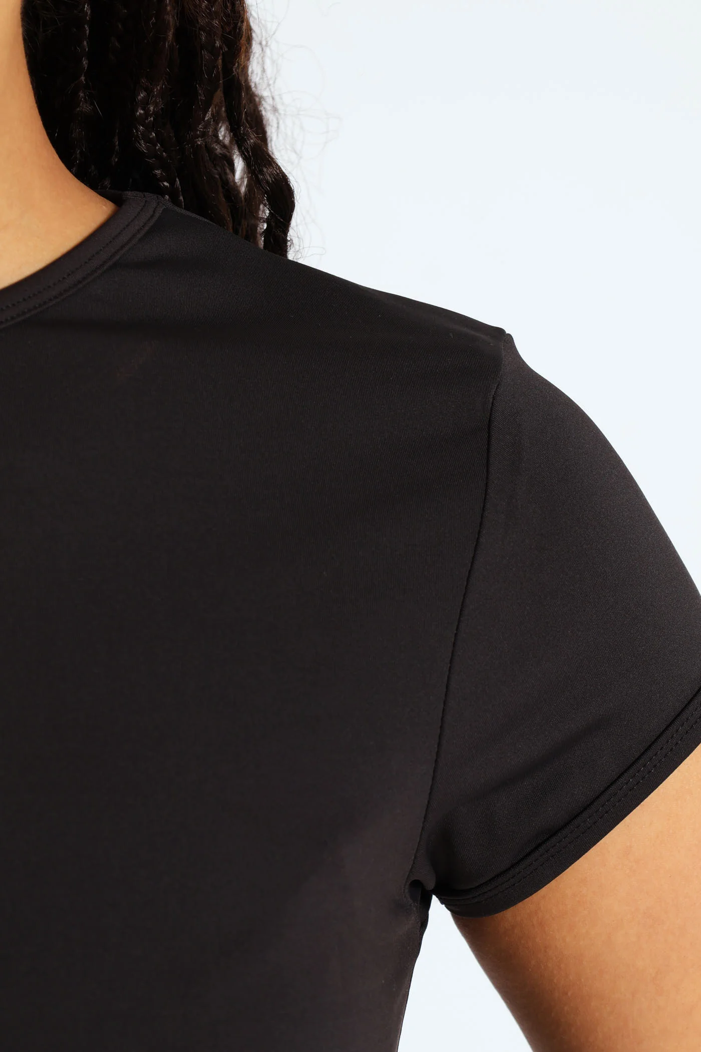 Skin Tight Tee - Black - Image 4