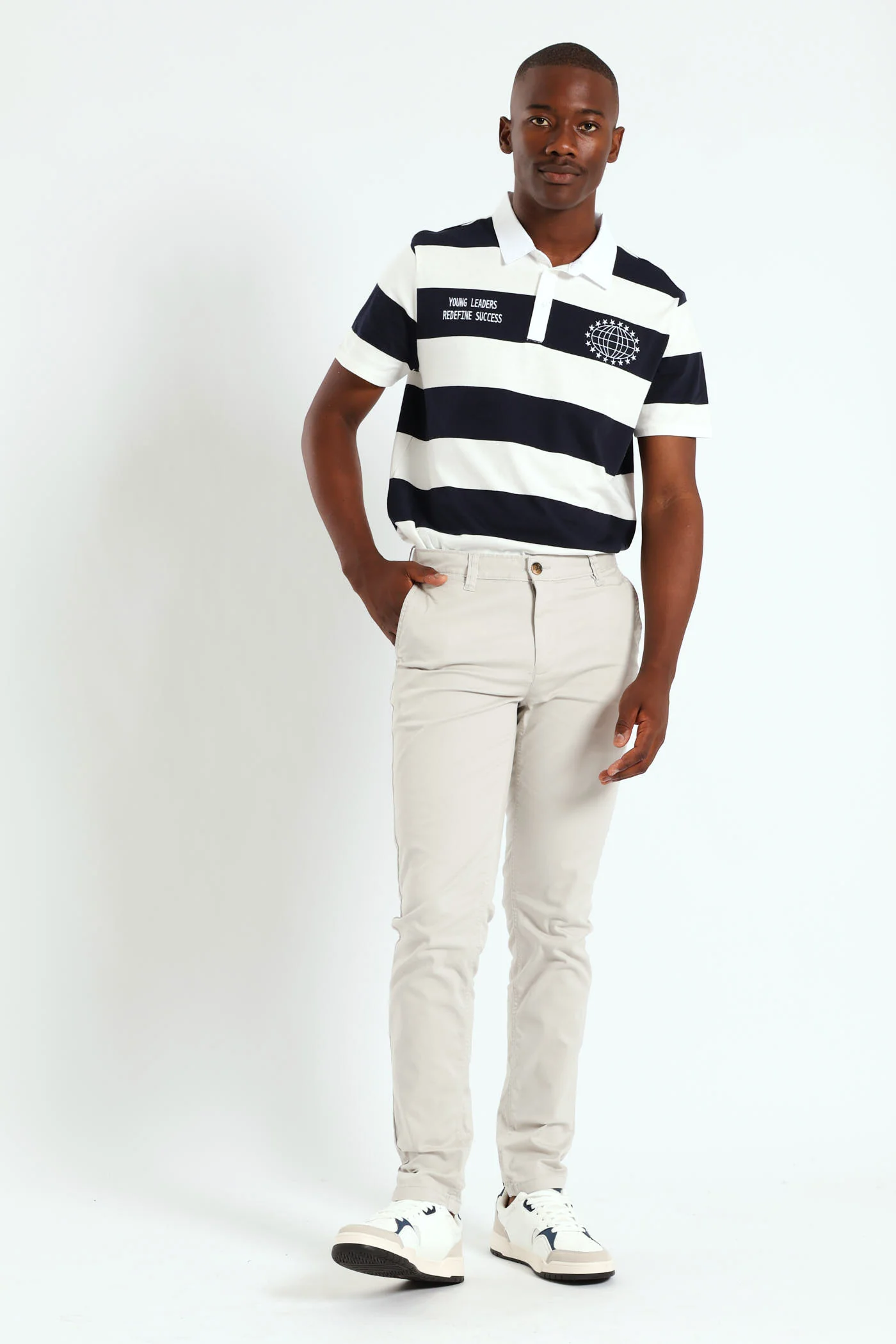 Skinny Chino - Light Stone - Image 3