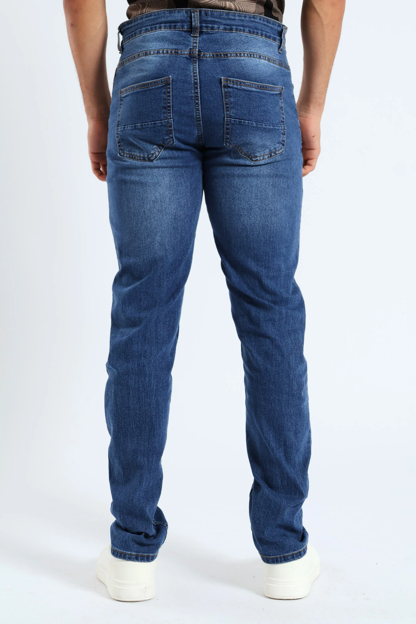 Skinny Denim - Mid Wash - Image 3