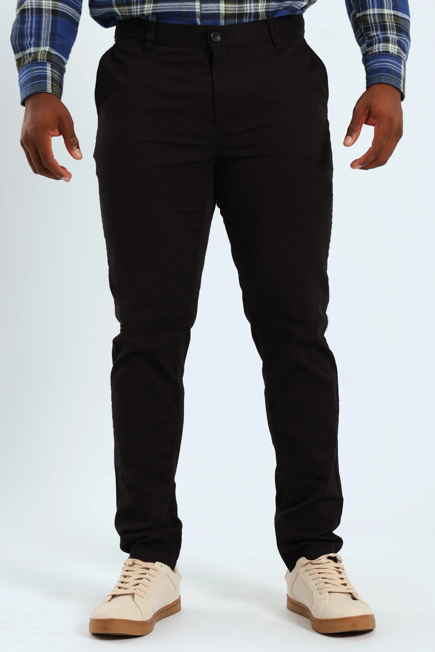 Skinny Fit Chino - Black - Image 2