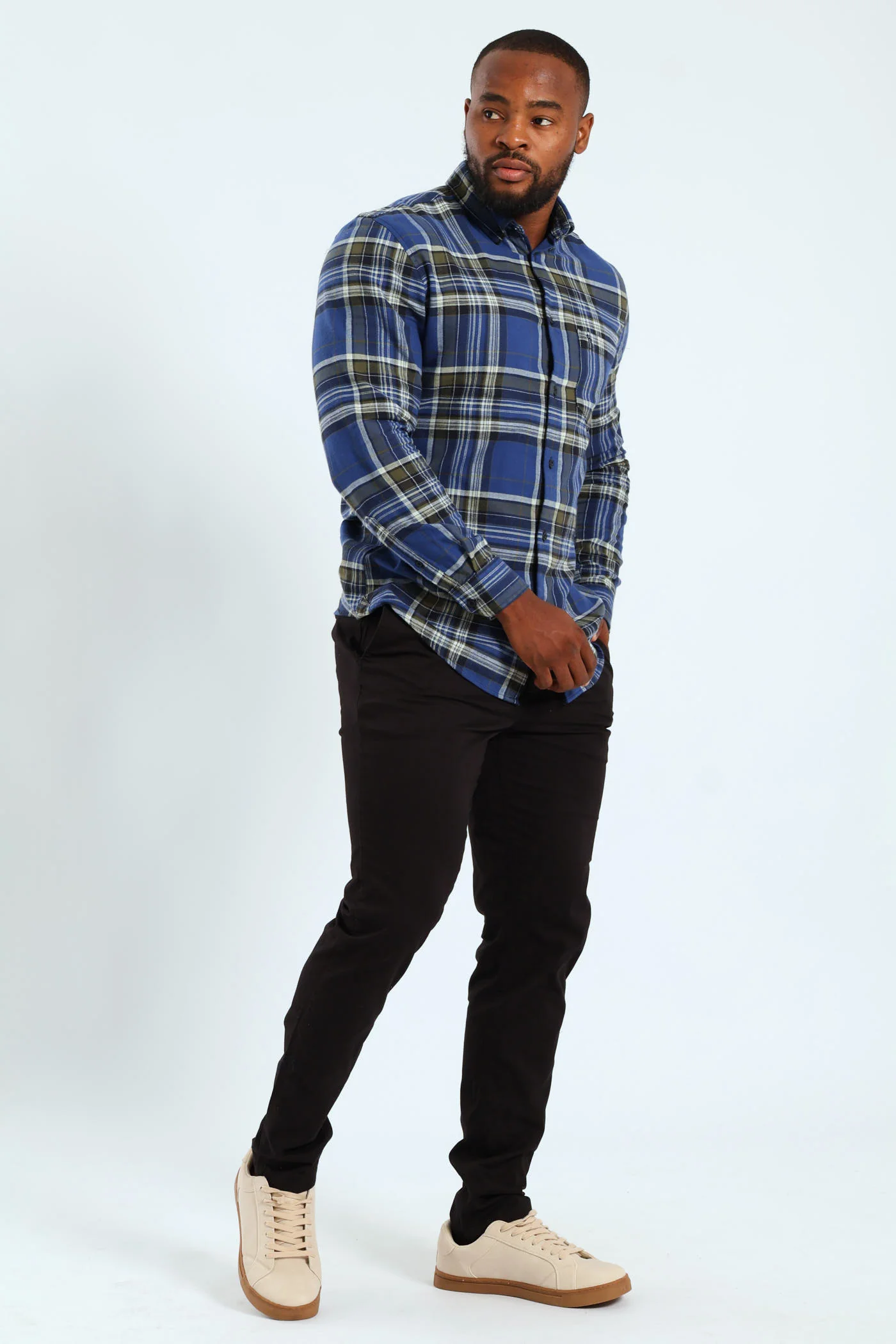 Skinny Fit Chino - Black - Image 5
