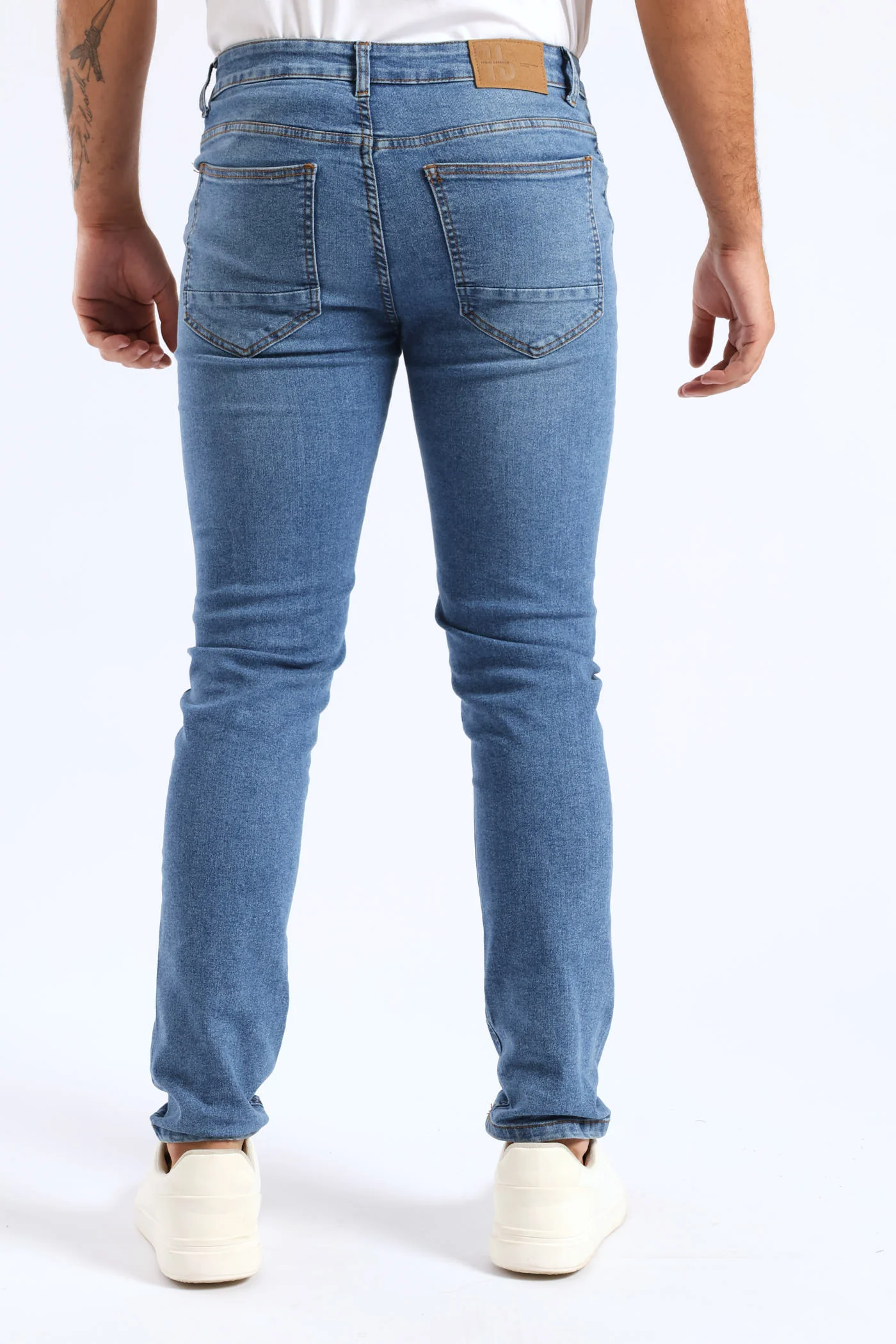 Skinny Stretch Denim - Light Wash - Image 3