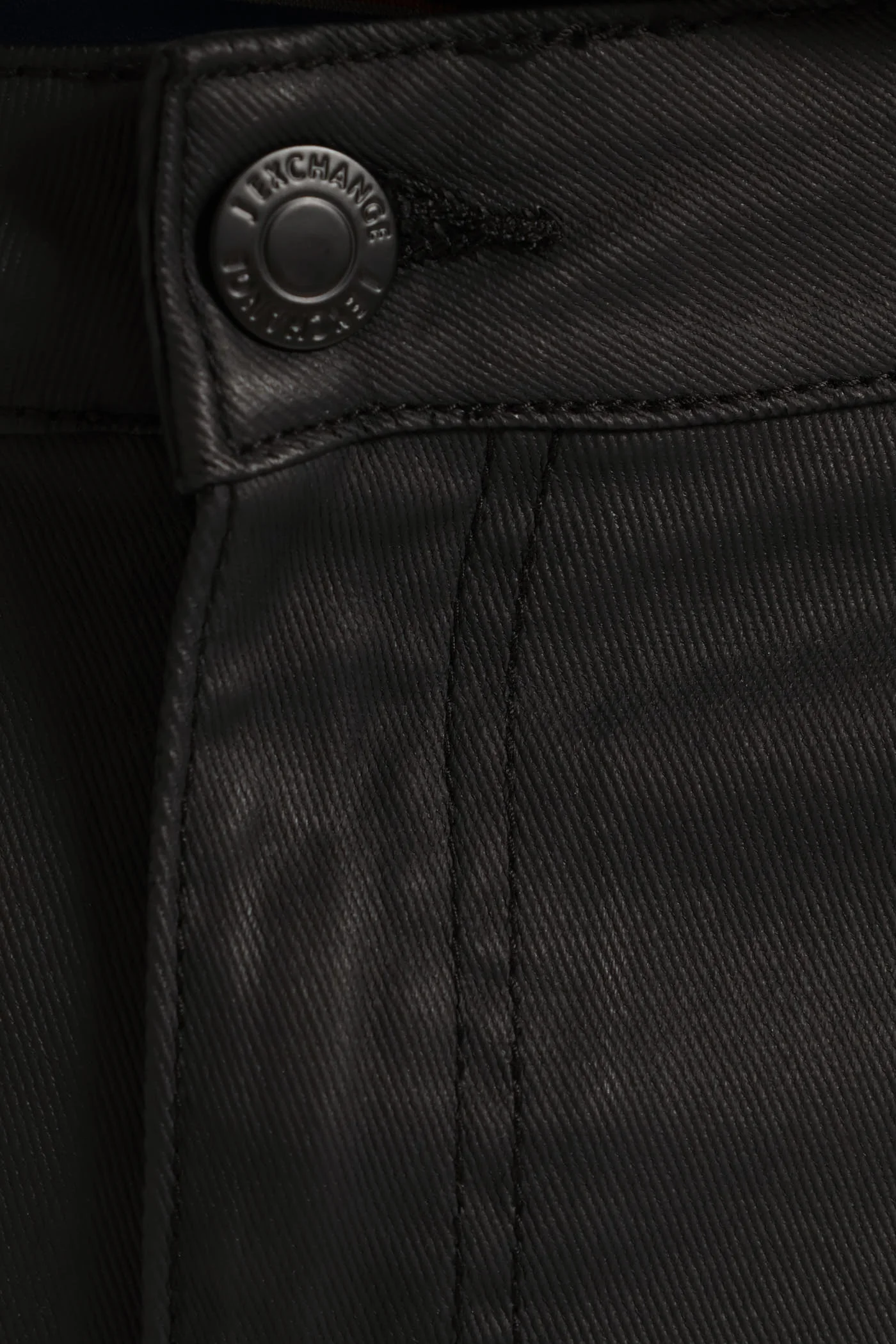 Skinny Wax Denim - Black - Image 5