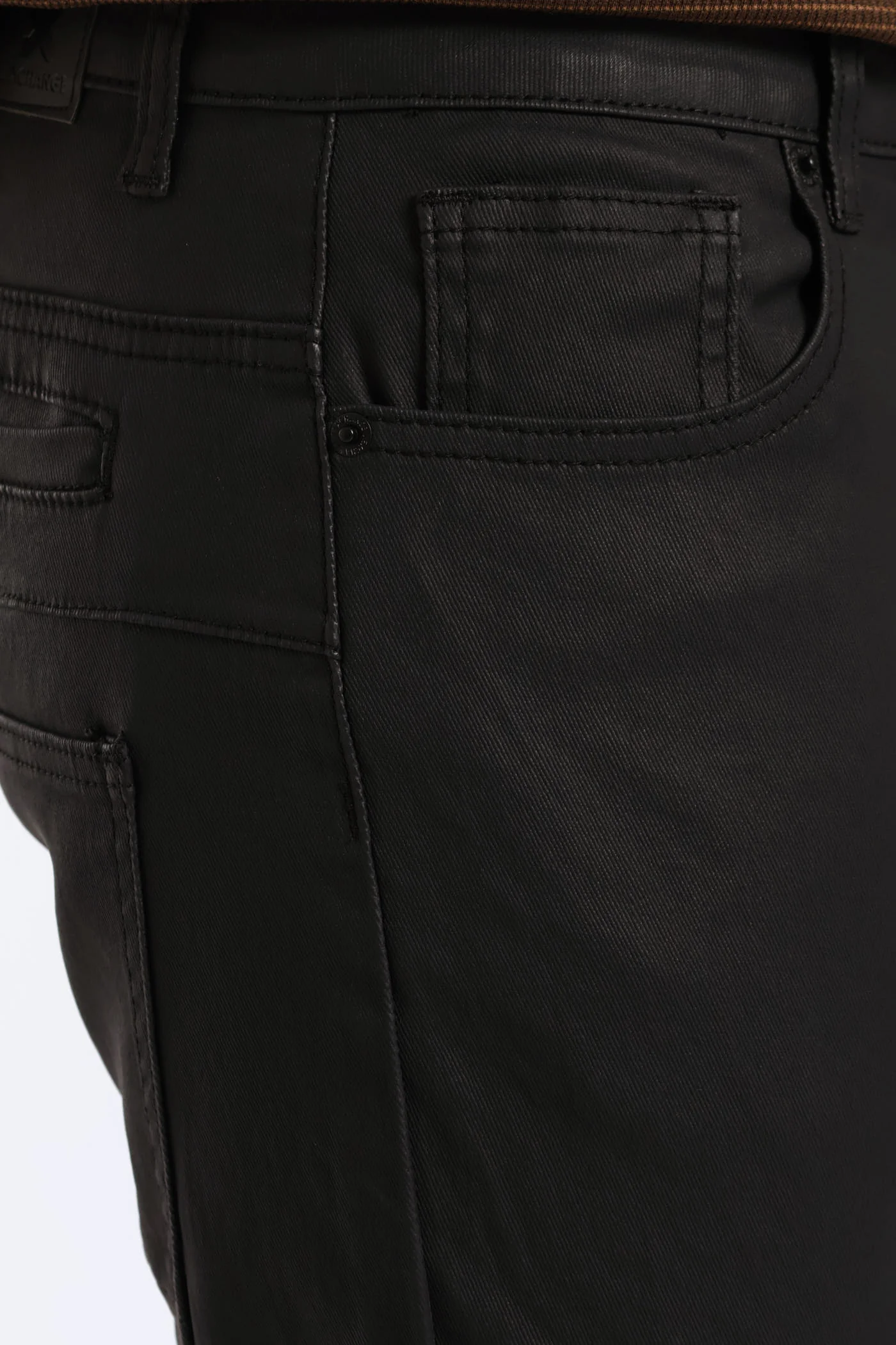 Skinny Wax Denim - Black - Image 6