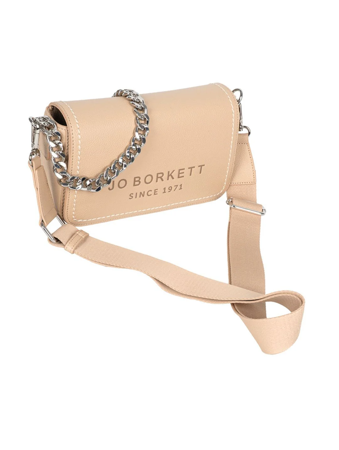 Skye Flapover Sling Bag - Taupe - Image 2
