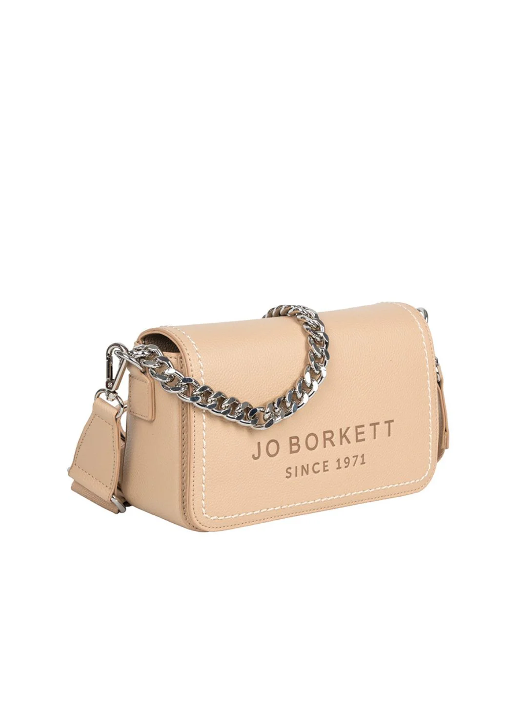 Skye Flapover Sling Bag - Taupe - Image 5