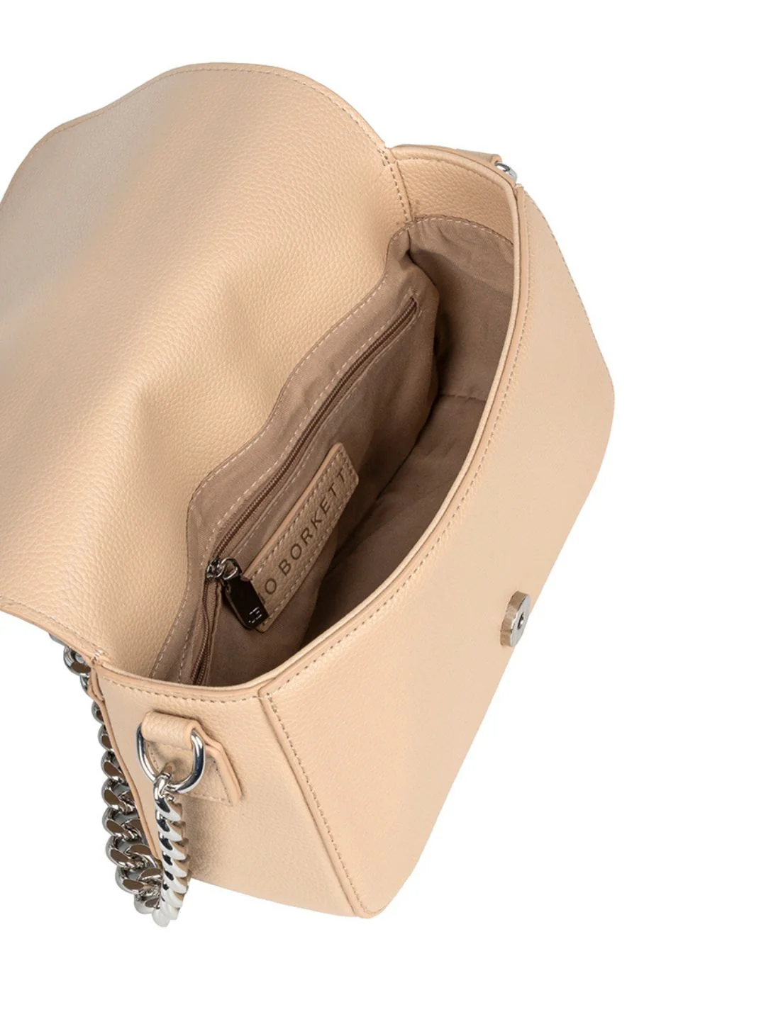Skye Flapover Sling Bag - Taupe - Image 7